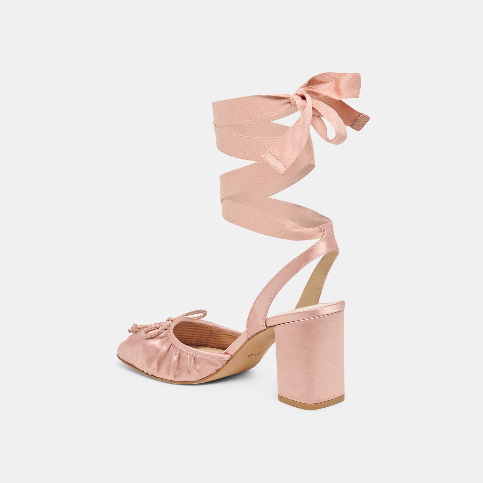 Dolce Vita Tisha Lt Blush Satin Heels