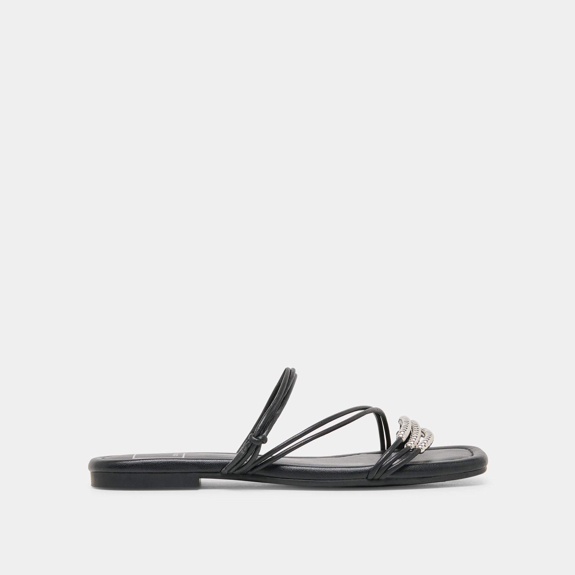Dolce Vita LYNDEE BEAD Black Stella Strappy Open-Toe Sandals