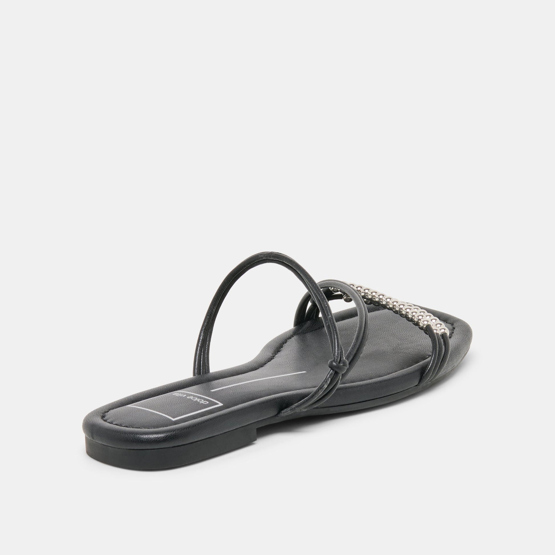 Dolce Vita LYNDEE BEAD Black Stella Strappy Open-Toe Sandals