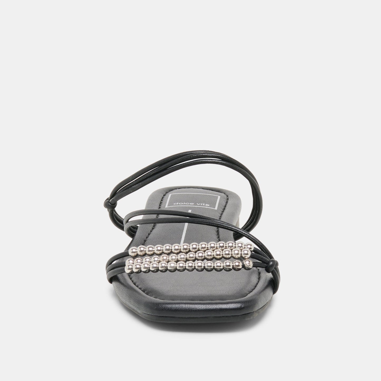 Dolce Vita LYNDEE BEAD Black Stella Strappy Open-Toe Sandals