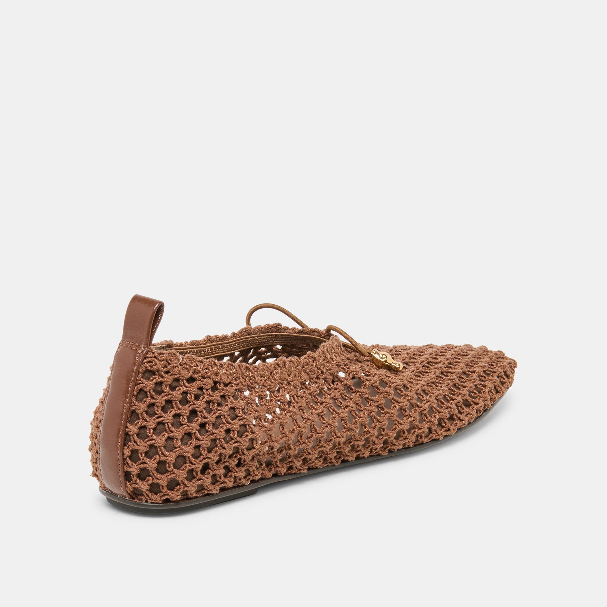 Dolce Vita Kaylyn Dk Brown Crochet Flats