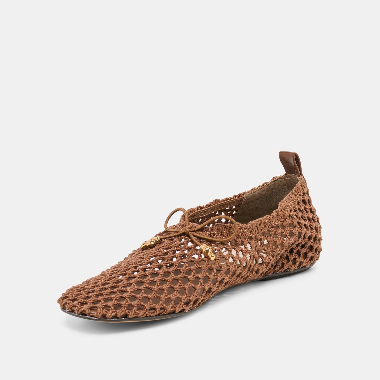 Dolce Vita Kaylyn Dk Brown Crochet Flats