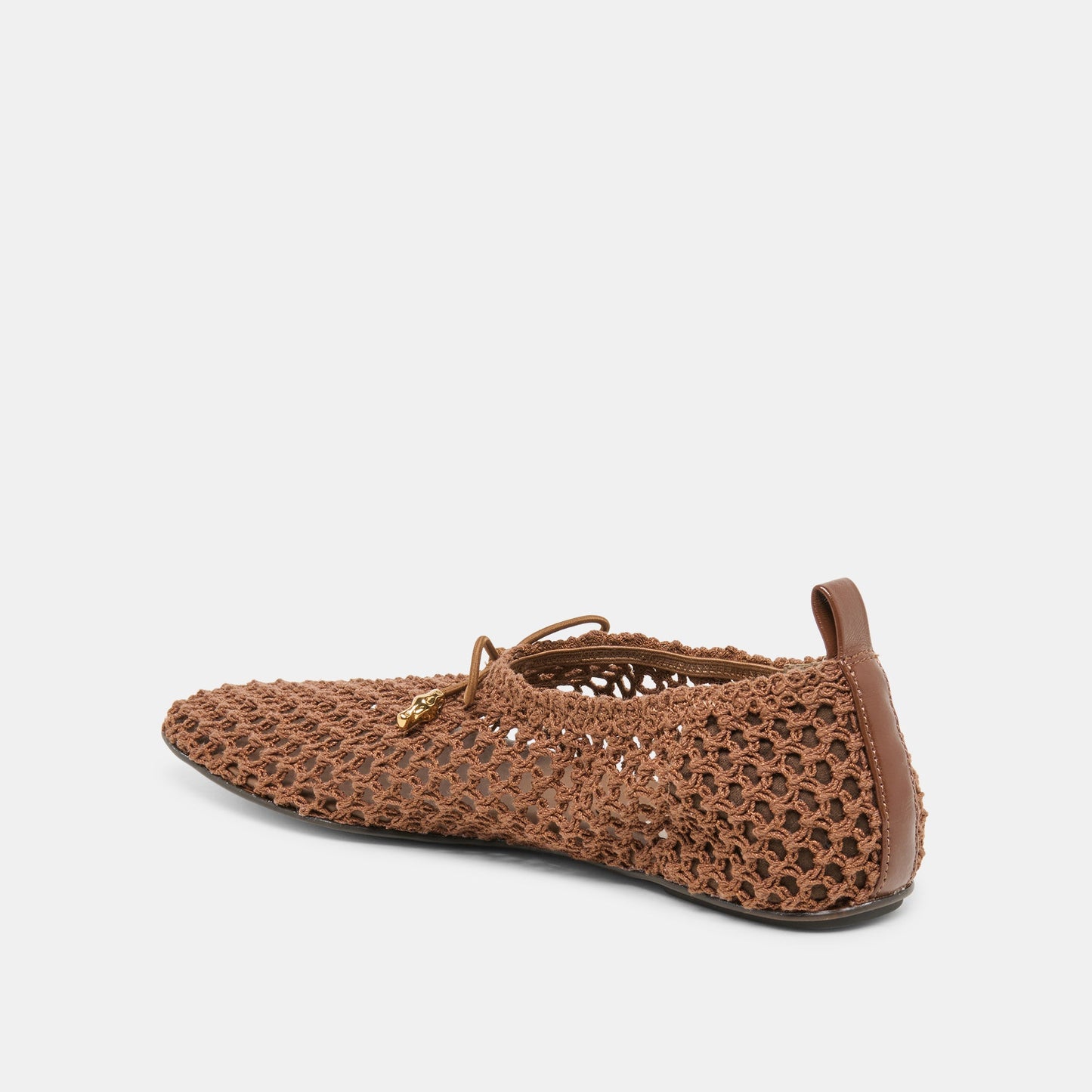 Dolce Vita Kaylyn Dk Brown Crochet Flats
