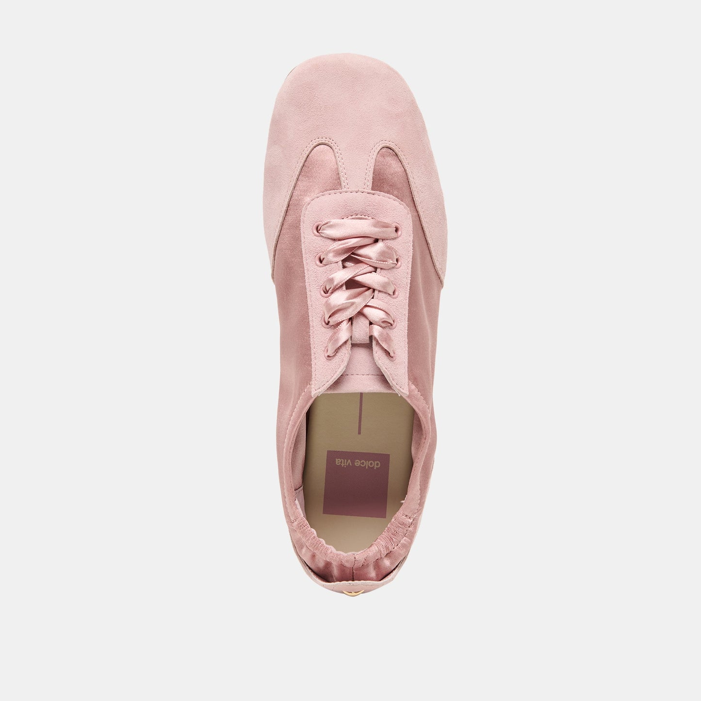 Dolce Vita Itzy Pink Satin Sneakers