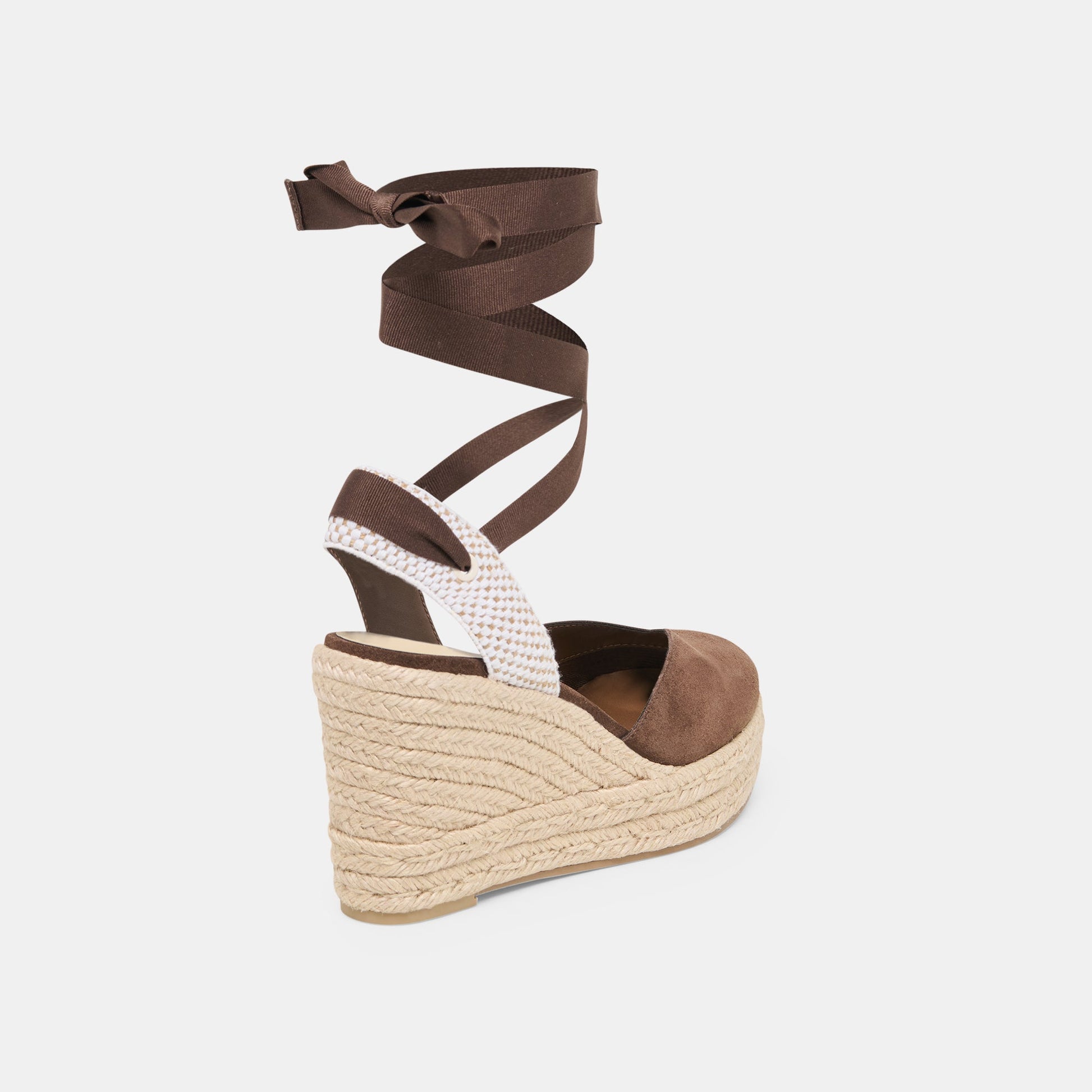 Dolce Vita Noura Dk Brown Suede Wedges