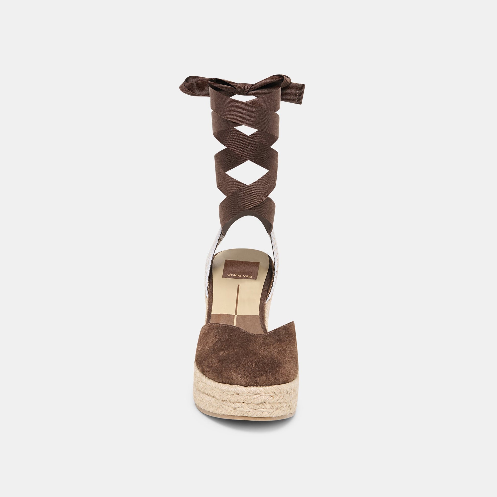 Dolce Vita Noura Dk Brown Suede Wedges