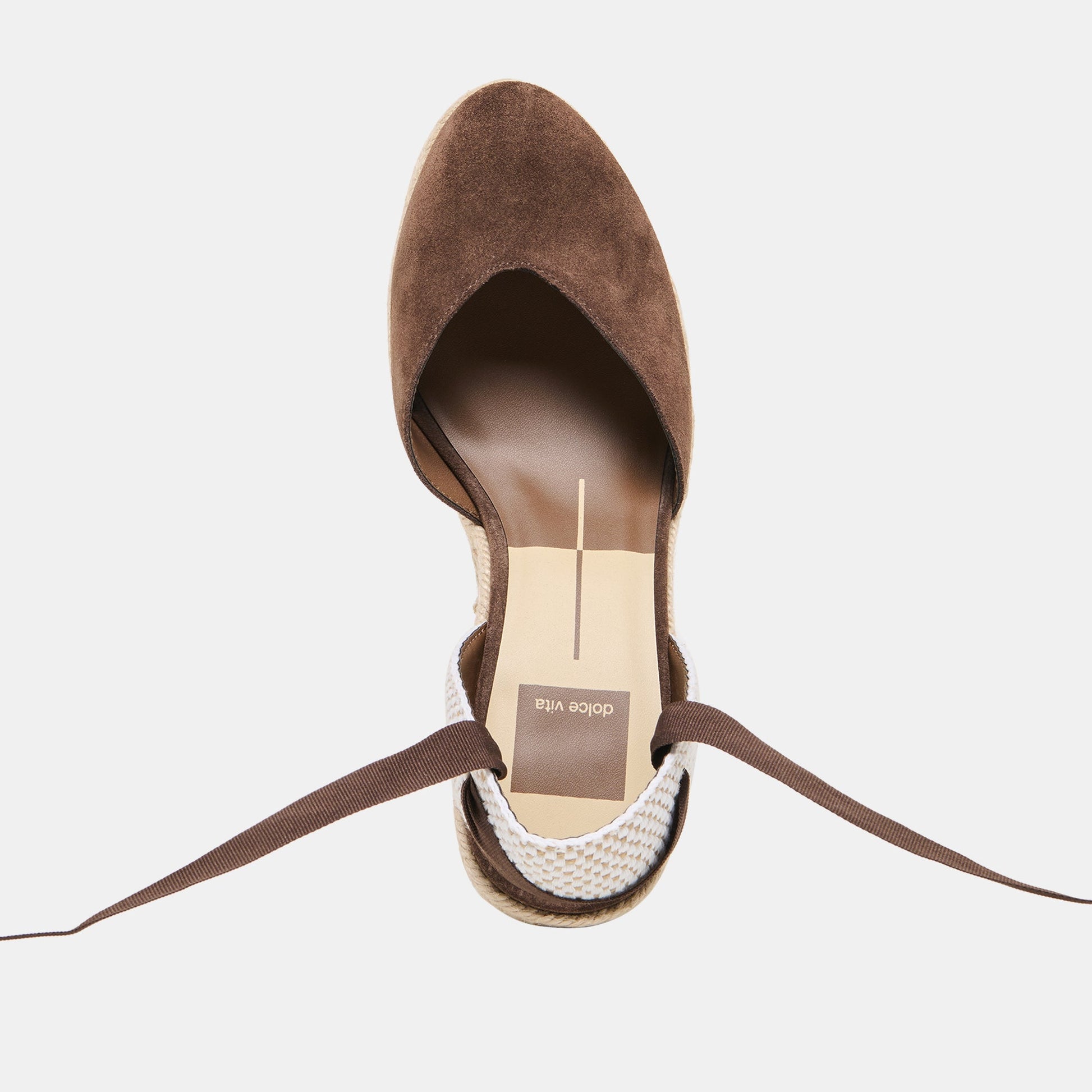 Dolce Vita Noura Dk Brown Suede Wedges