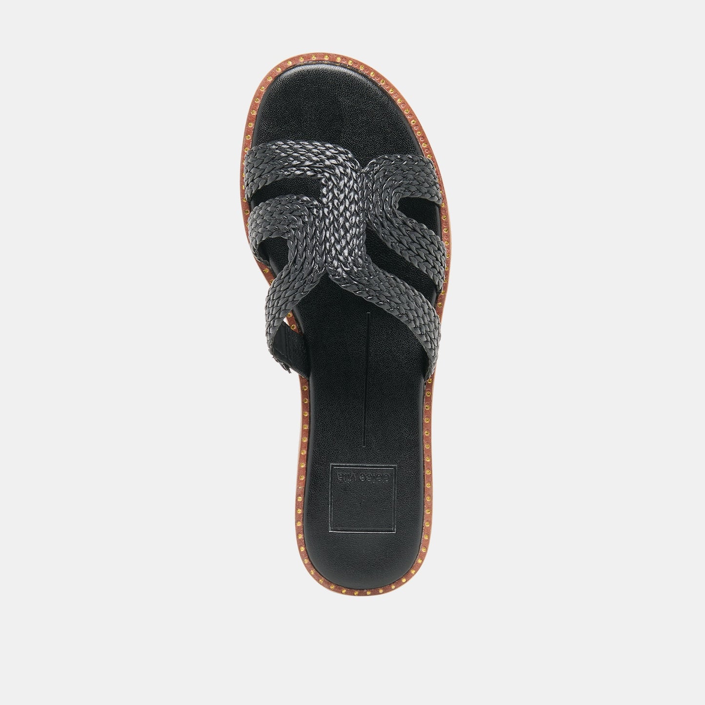 Dolce Vita EMON Black Stella Slide Open-Toe Sandals