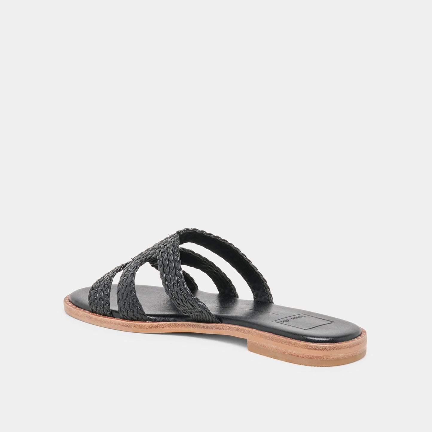 Dolce Vita EMON Black Stella Slide Open-Toe Sandals