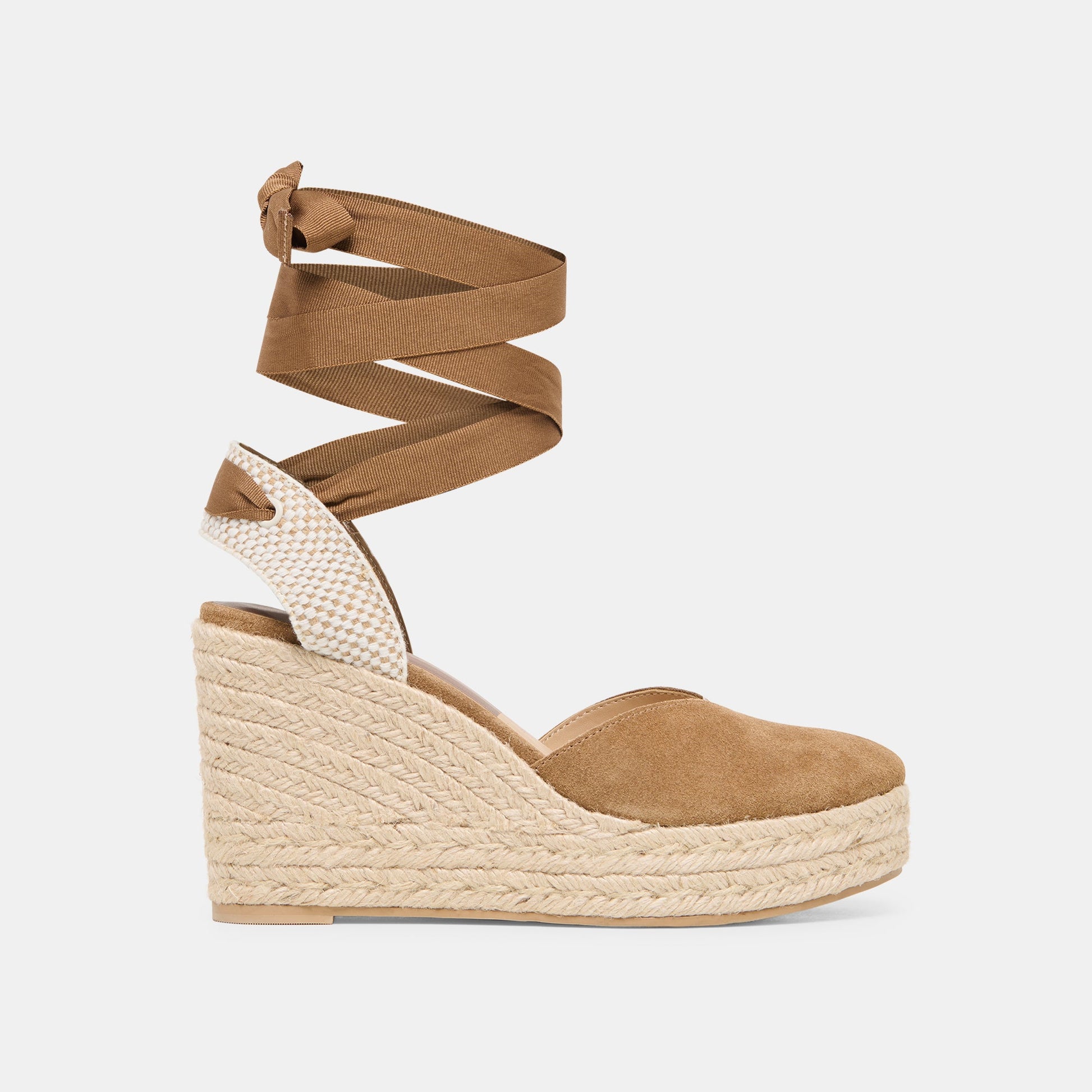 Dolce Vita Noura Lt Brown Suede Wedges