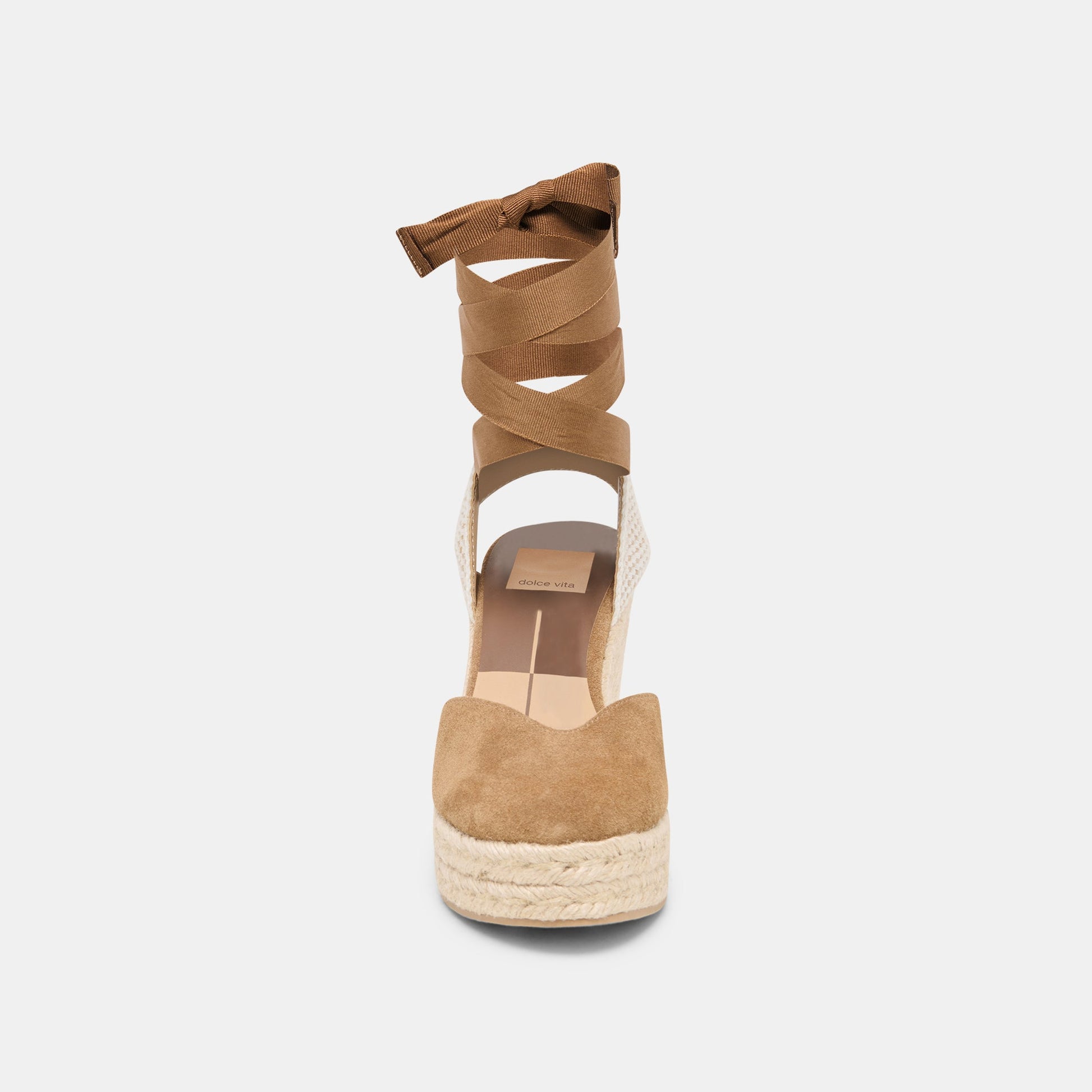 Dolce Vita Noura Lt Brown Suede Wedges