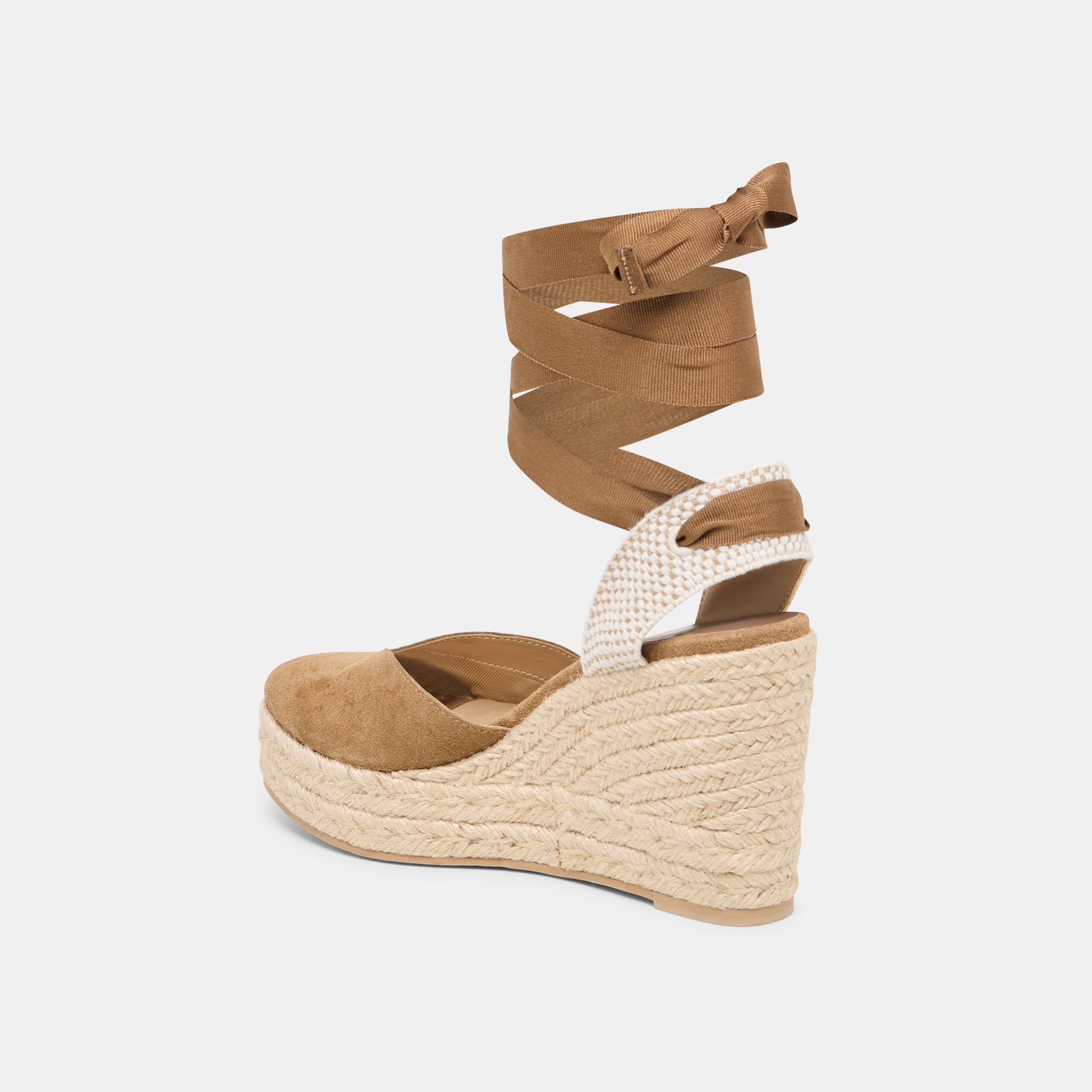 Dolce Vita Noura Lt Brown Suede Wedges