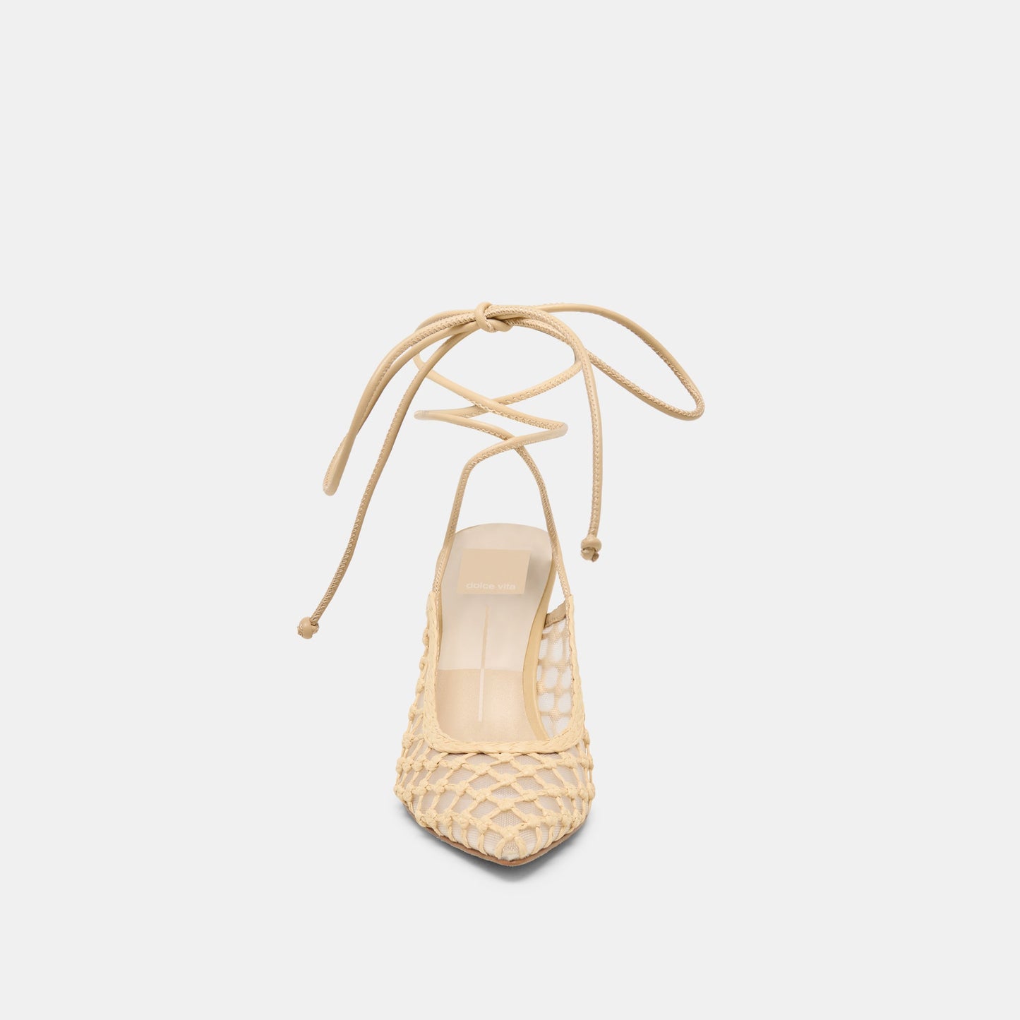 Dolce Vita Yael Lt Natural Woven Raffia Heels