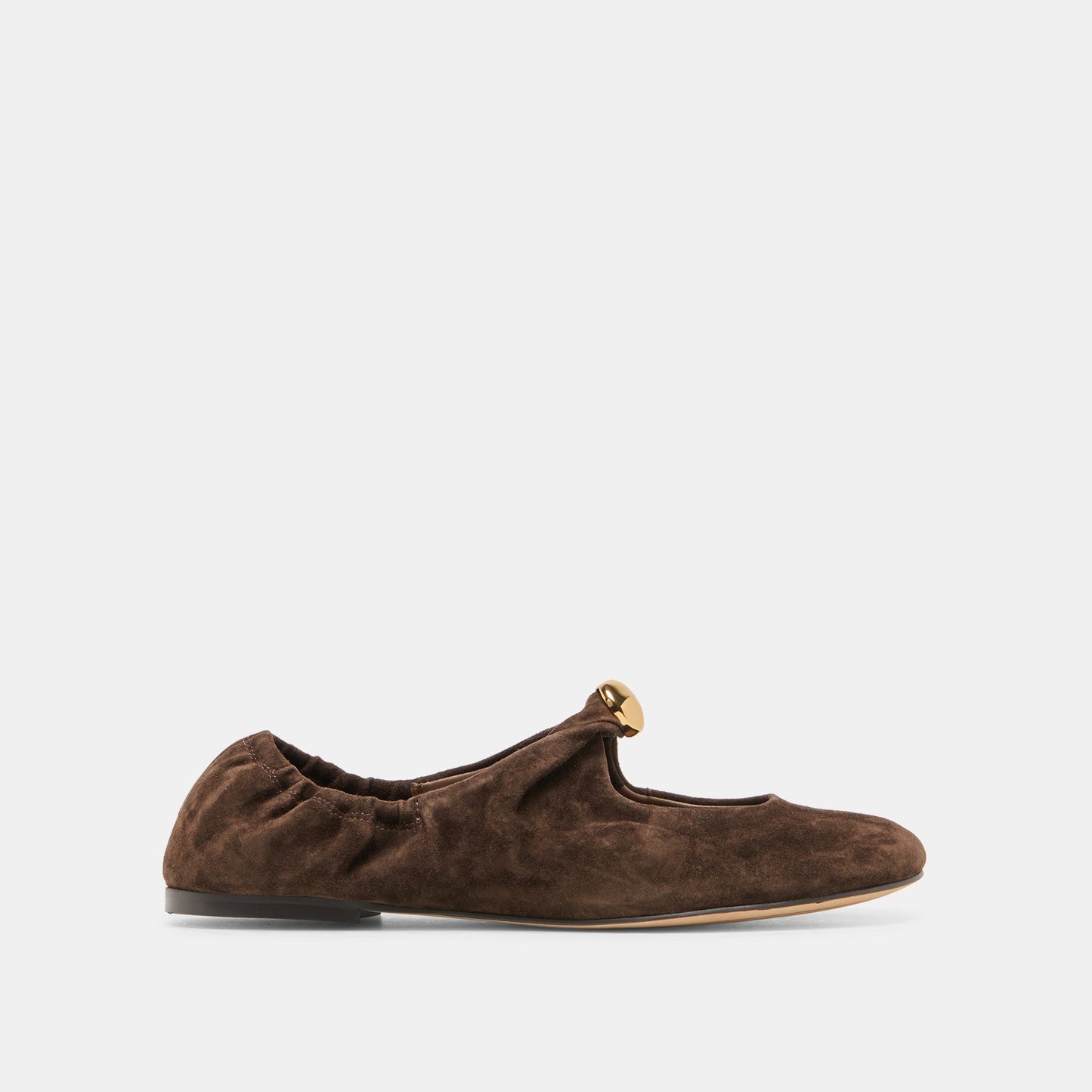 Dolce Vita Cornel Dk Brown Suede Flats