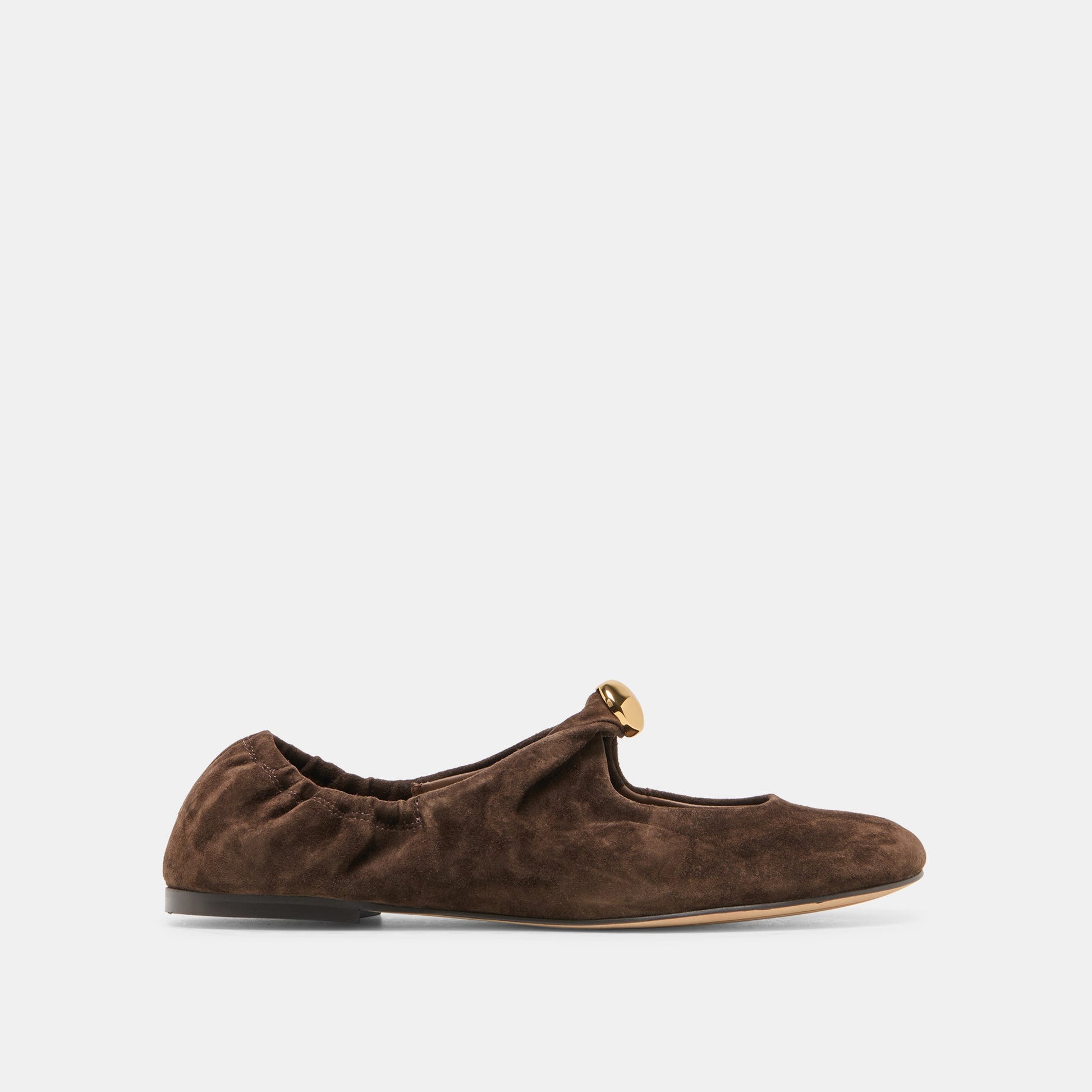 Dolce Vita Cornel Dk Brown Suede Flats