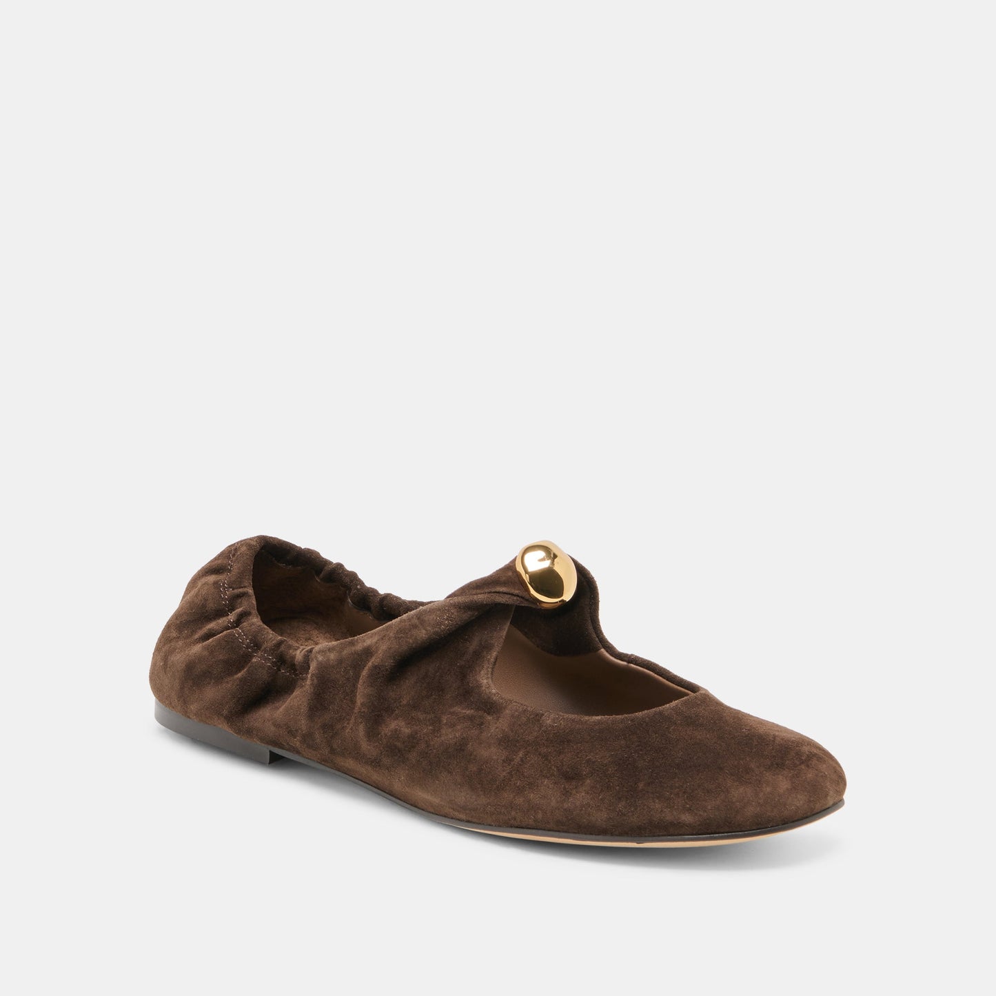 Dolce Vita Cornel Dk Brown Suede Flats