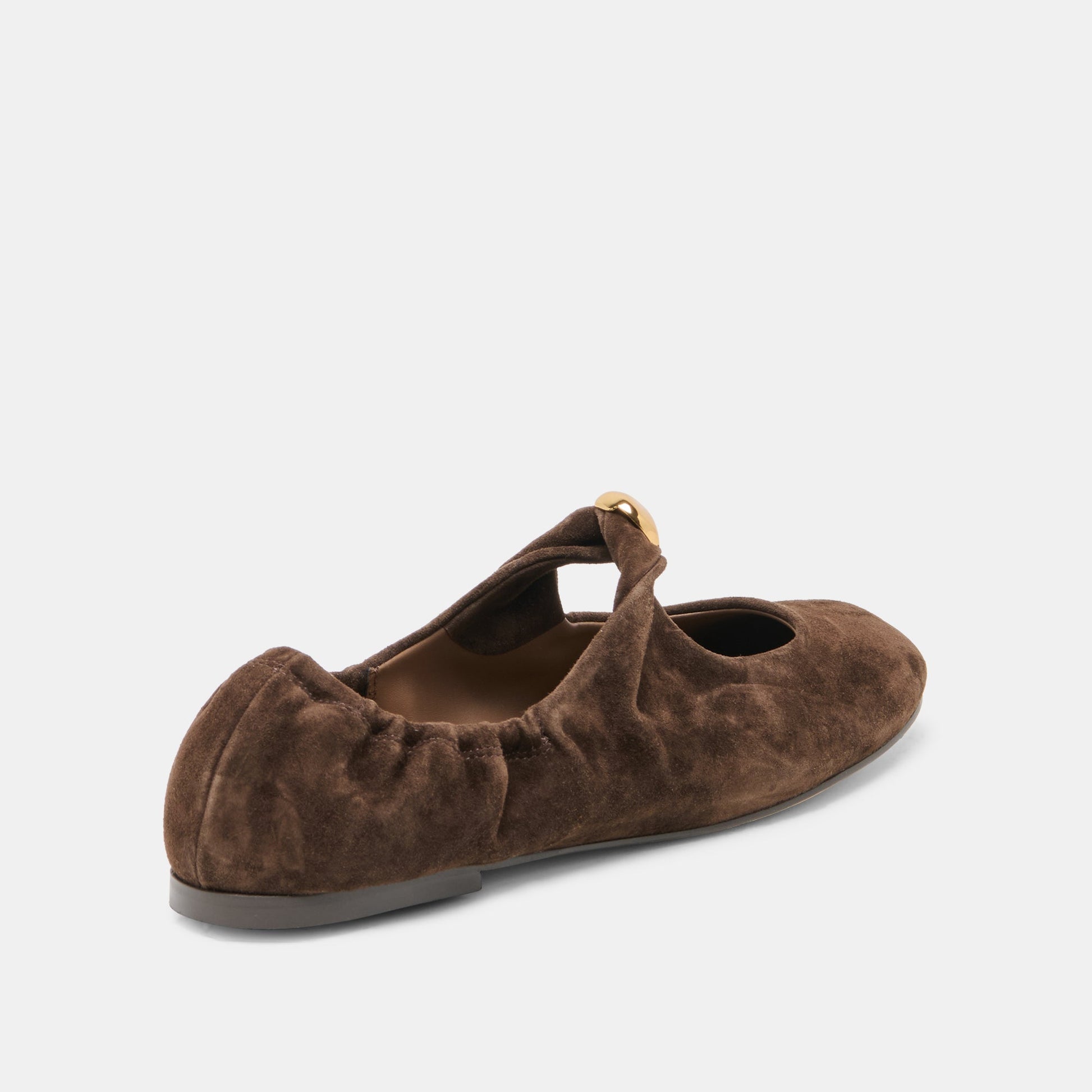 Dolce Vita Cornel Dk Brown Suede Flats