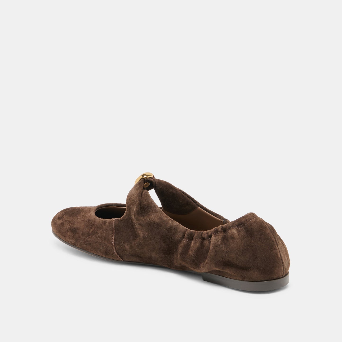 Dolce Vita Cornel Dk Brown Suede Flats