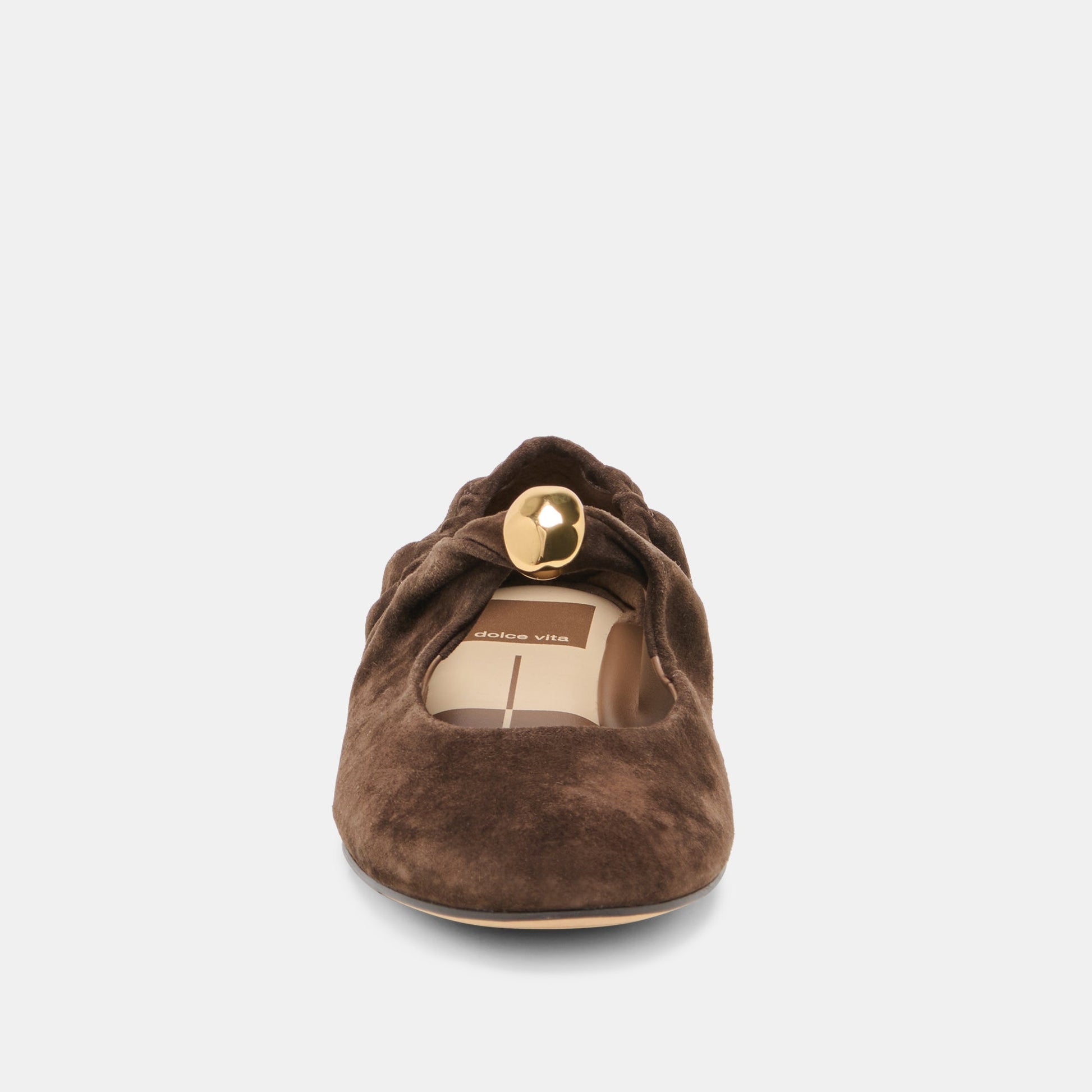 Dolce Vita Cornel Dk Brown Suede Flats