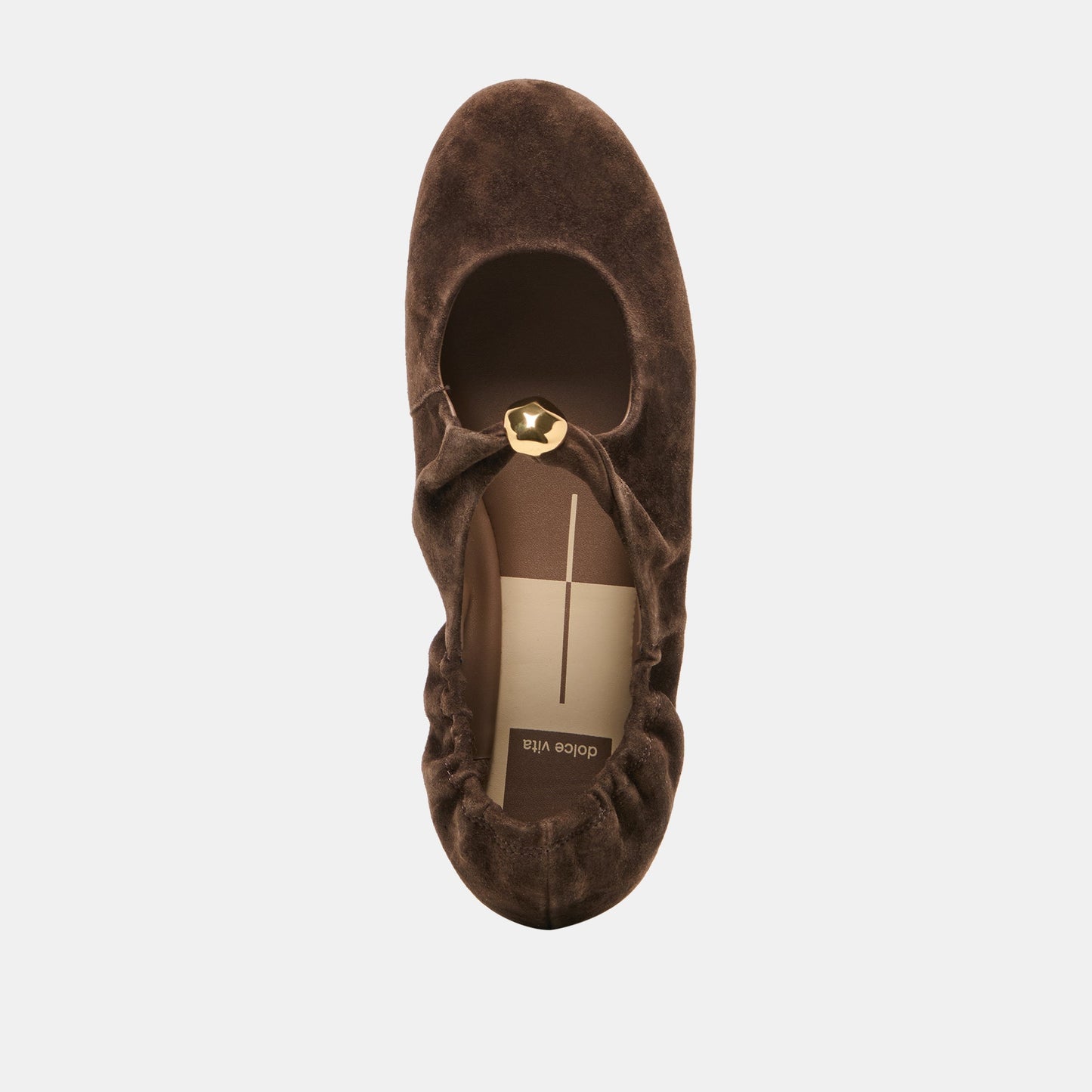 Dolce Vita Cornel Dk Brown Suede Flats