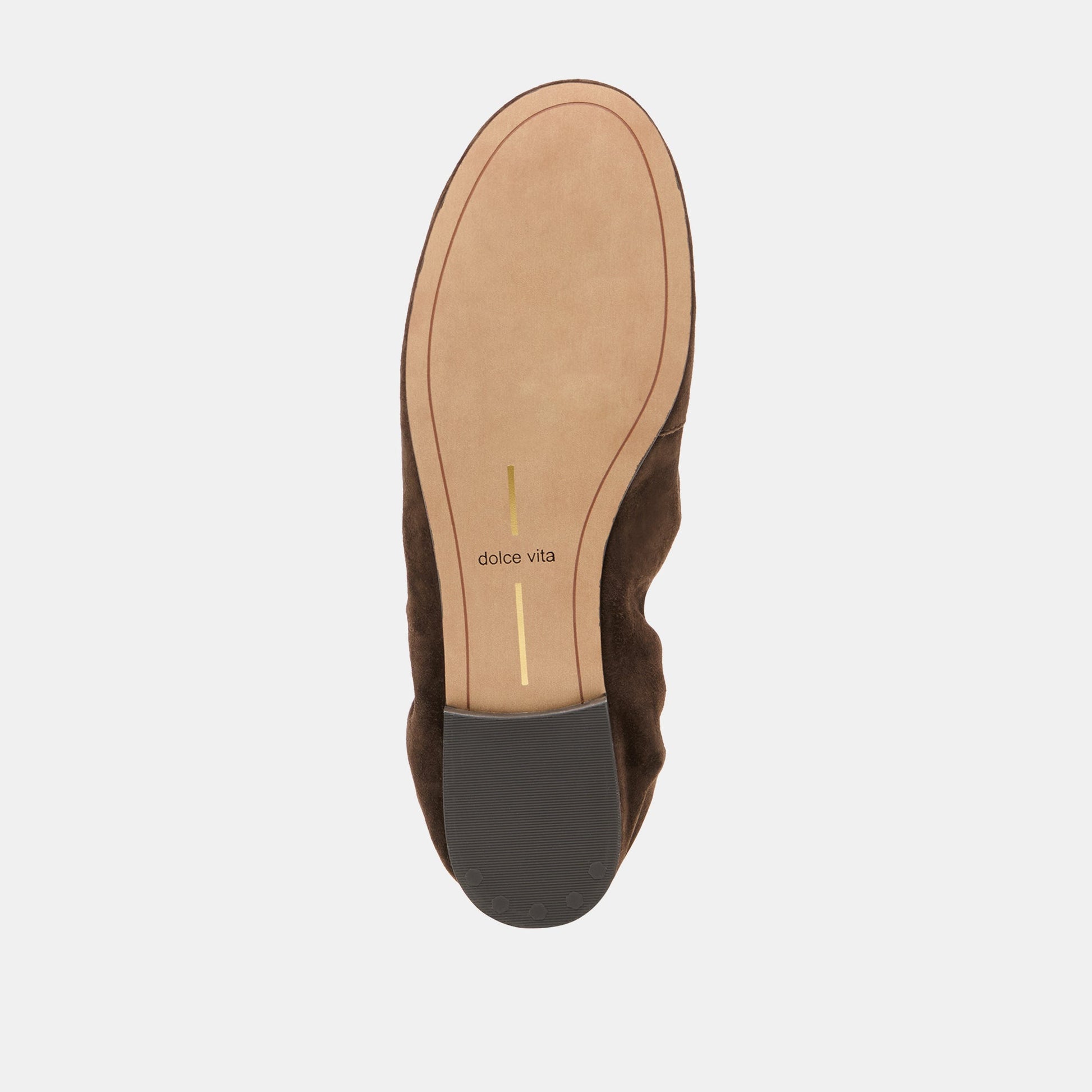 Dolce Vita Cornel Dk Brown Suede Flats