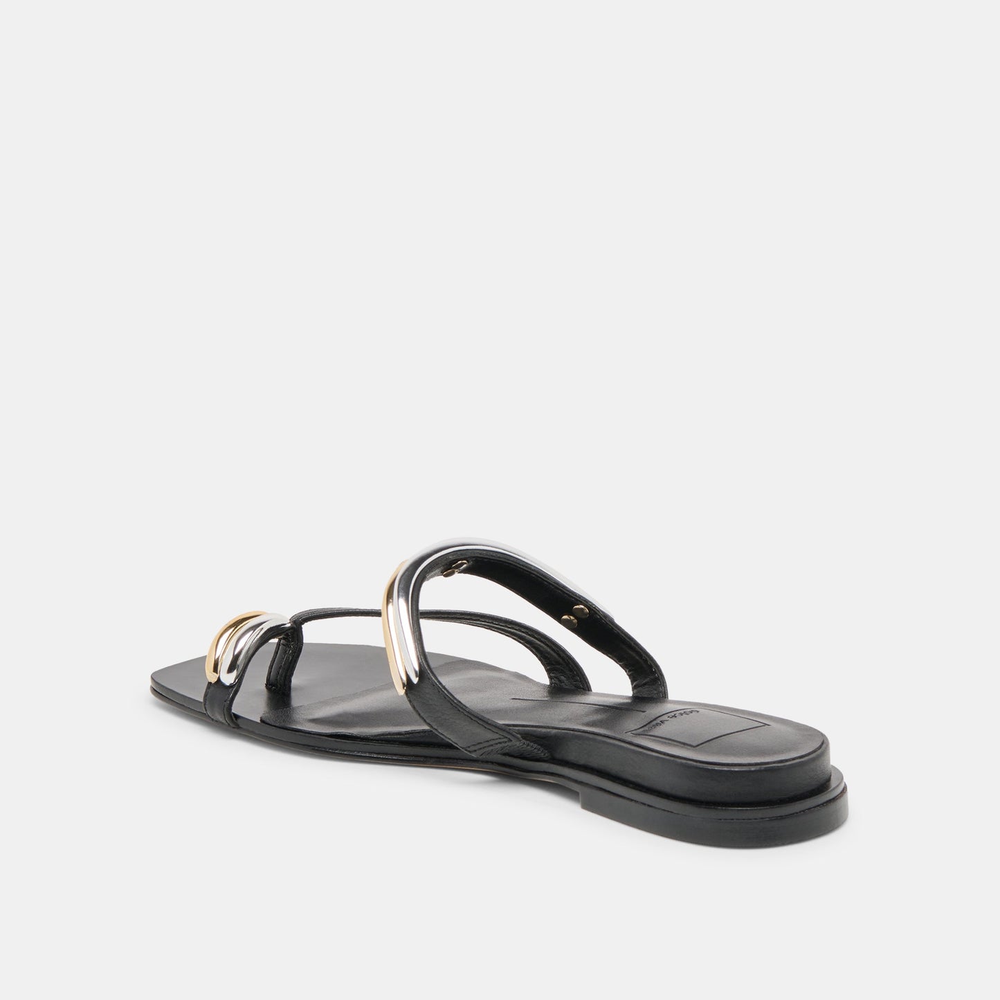 Dolce Vita Tarina Black Leather Sandals