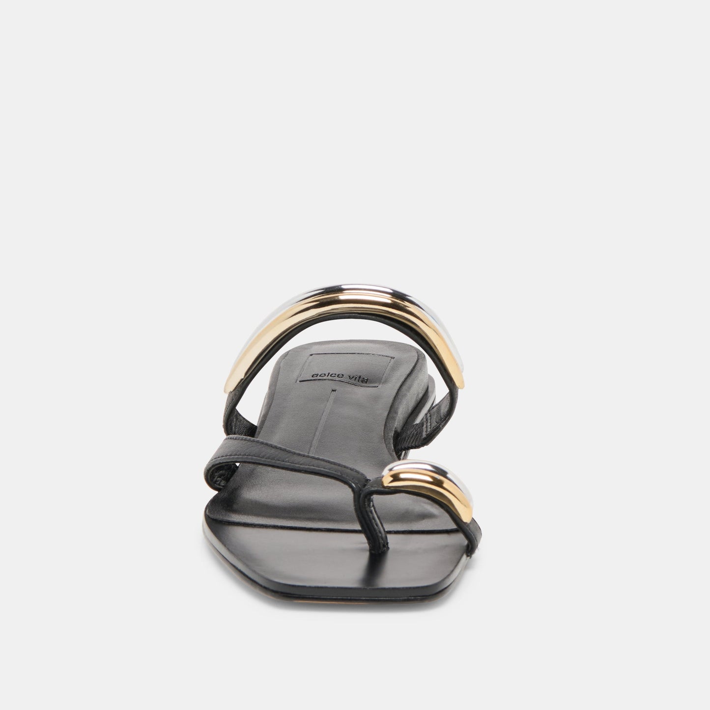Dolce Vita Tarina Black Leather Sandals