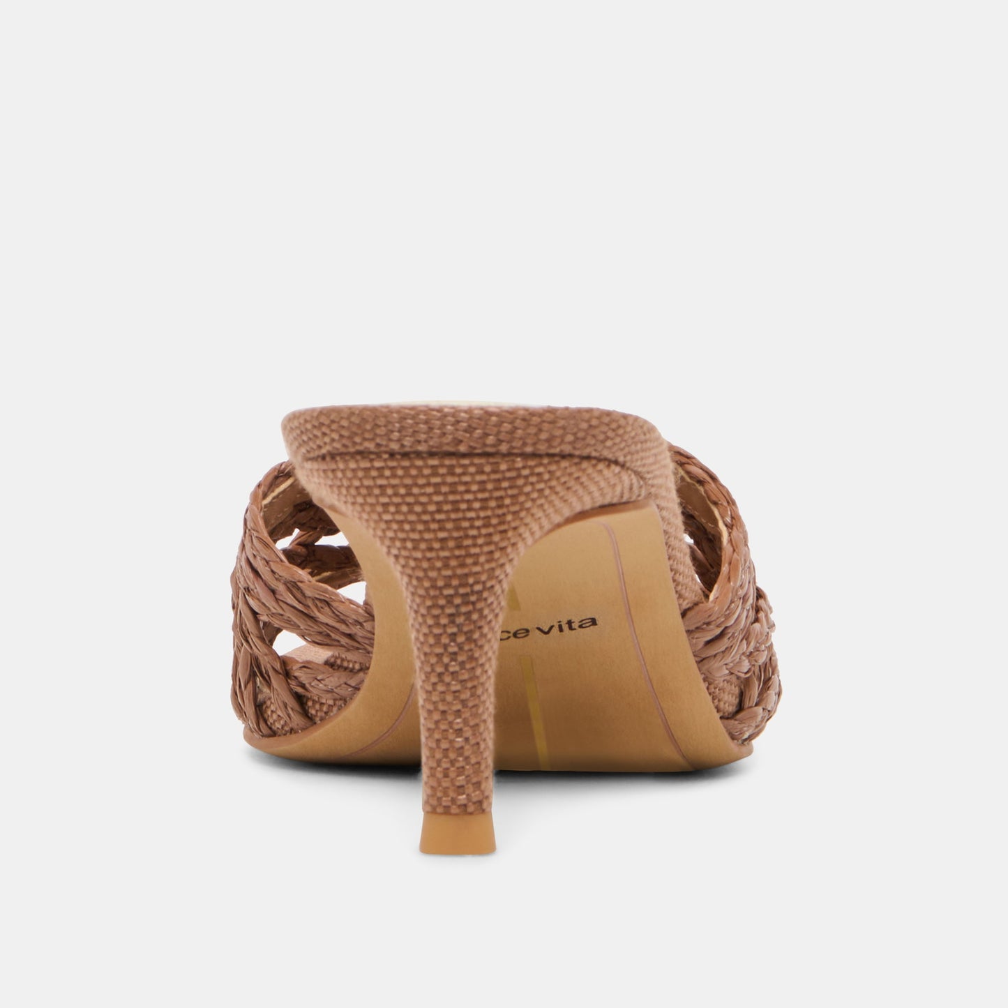 Dolce Vita Bowen Cognac Raffia Heels
