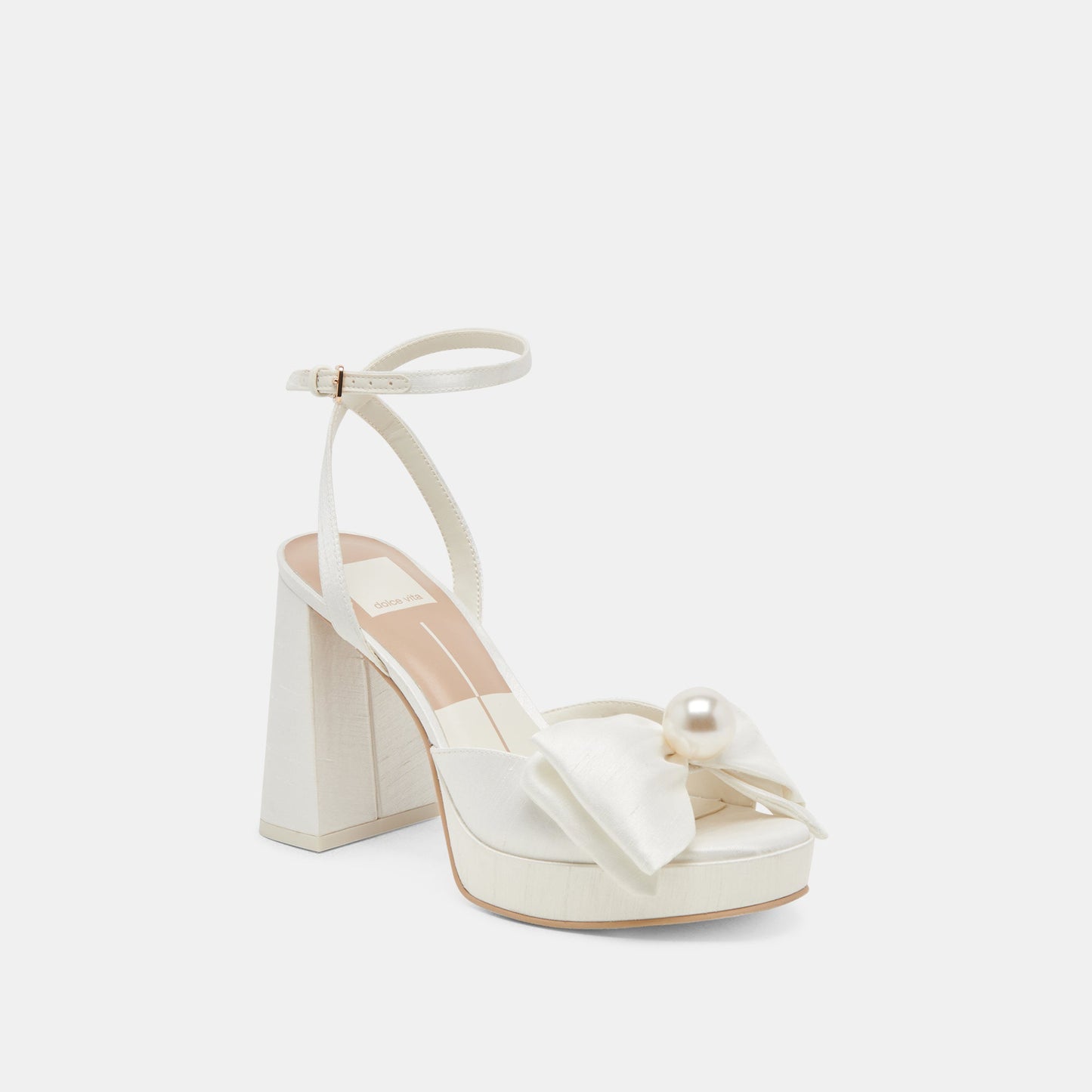 Dolce Vita PATTON HEELS IVORY SATIN
 – Dolce Vita