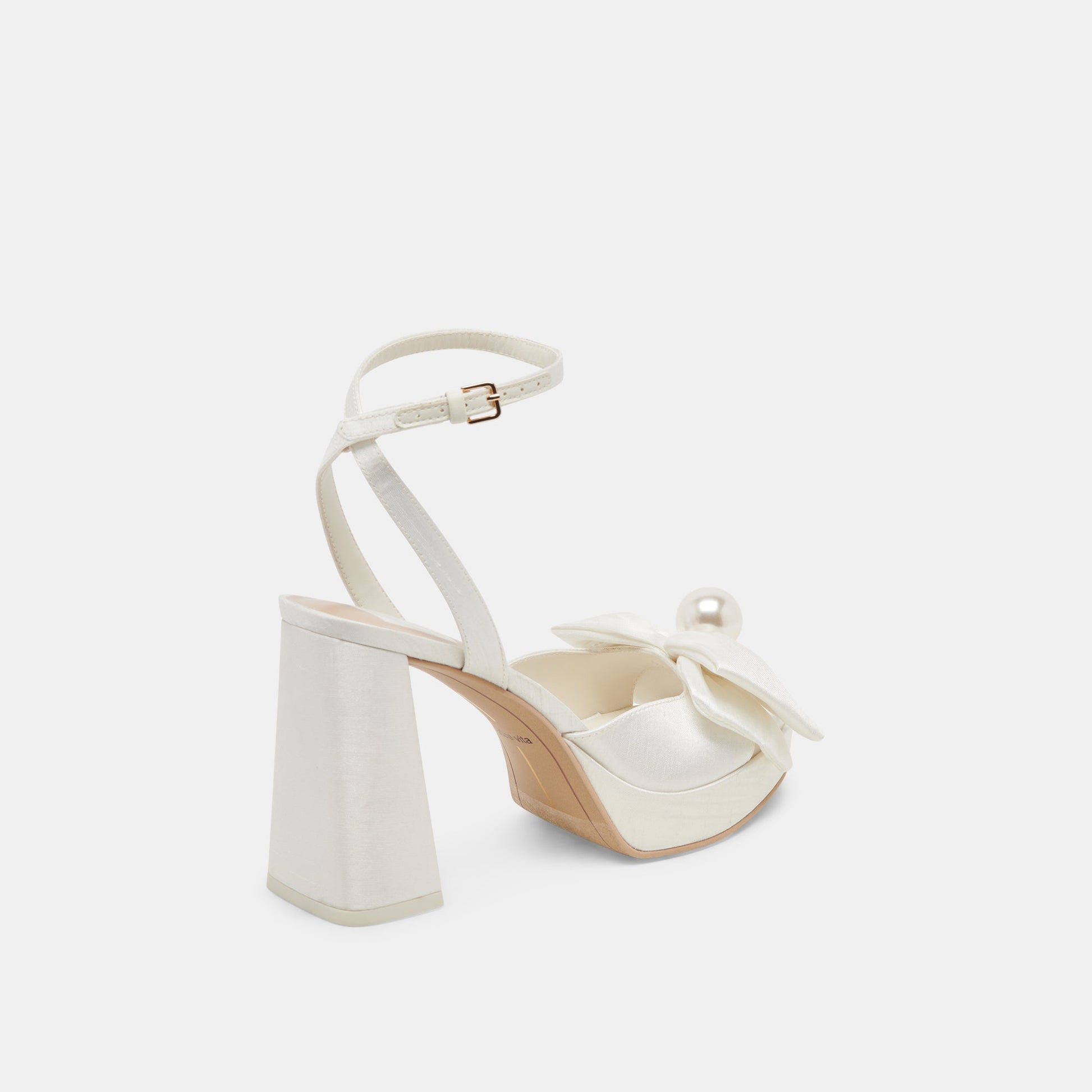 Dolce Vita PATTON HEELS IVORY SATIN
 – Dolce Vita