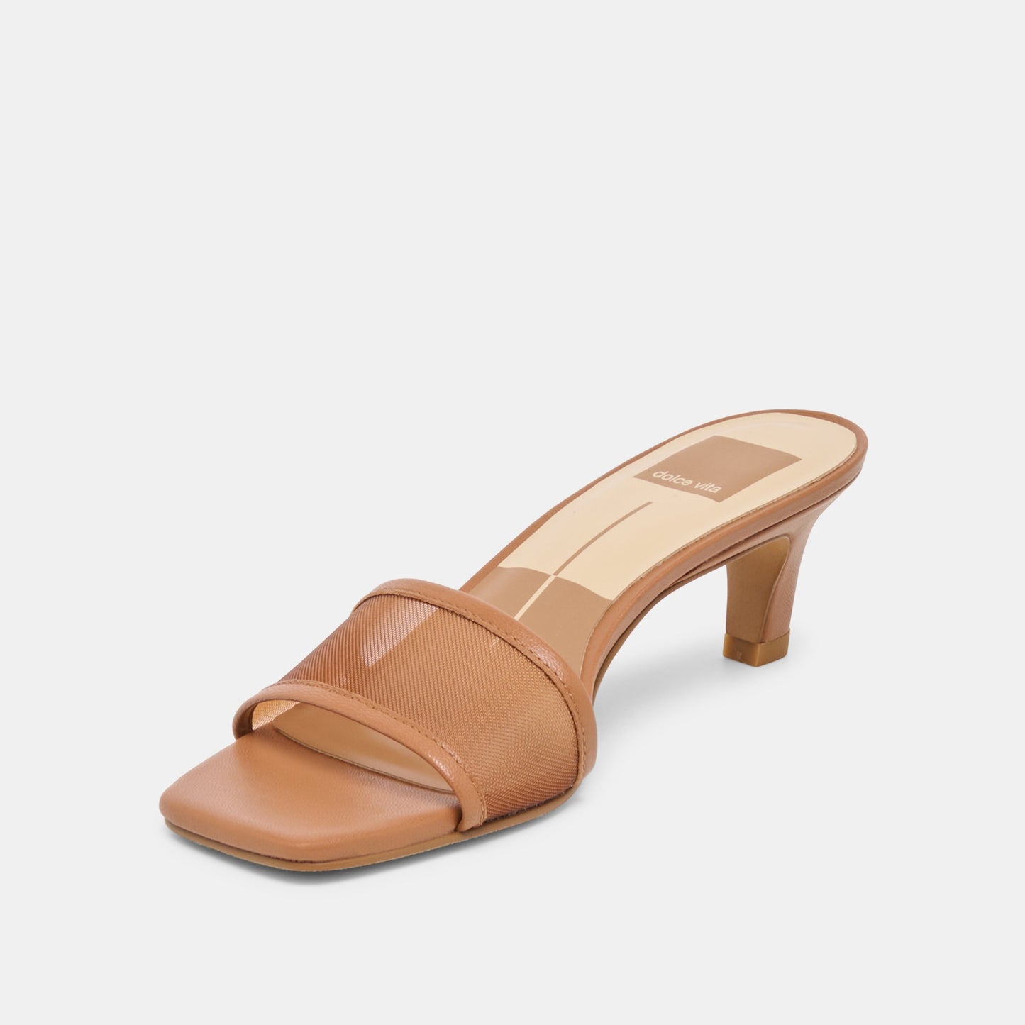 Dolce Vita Rexa Mesh Caramel Mesh Heels