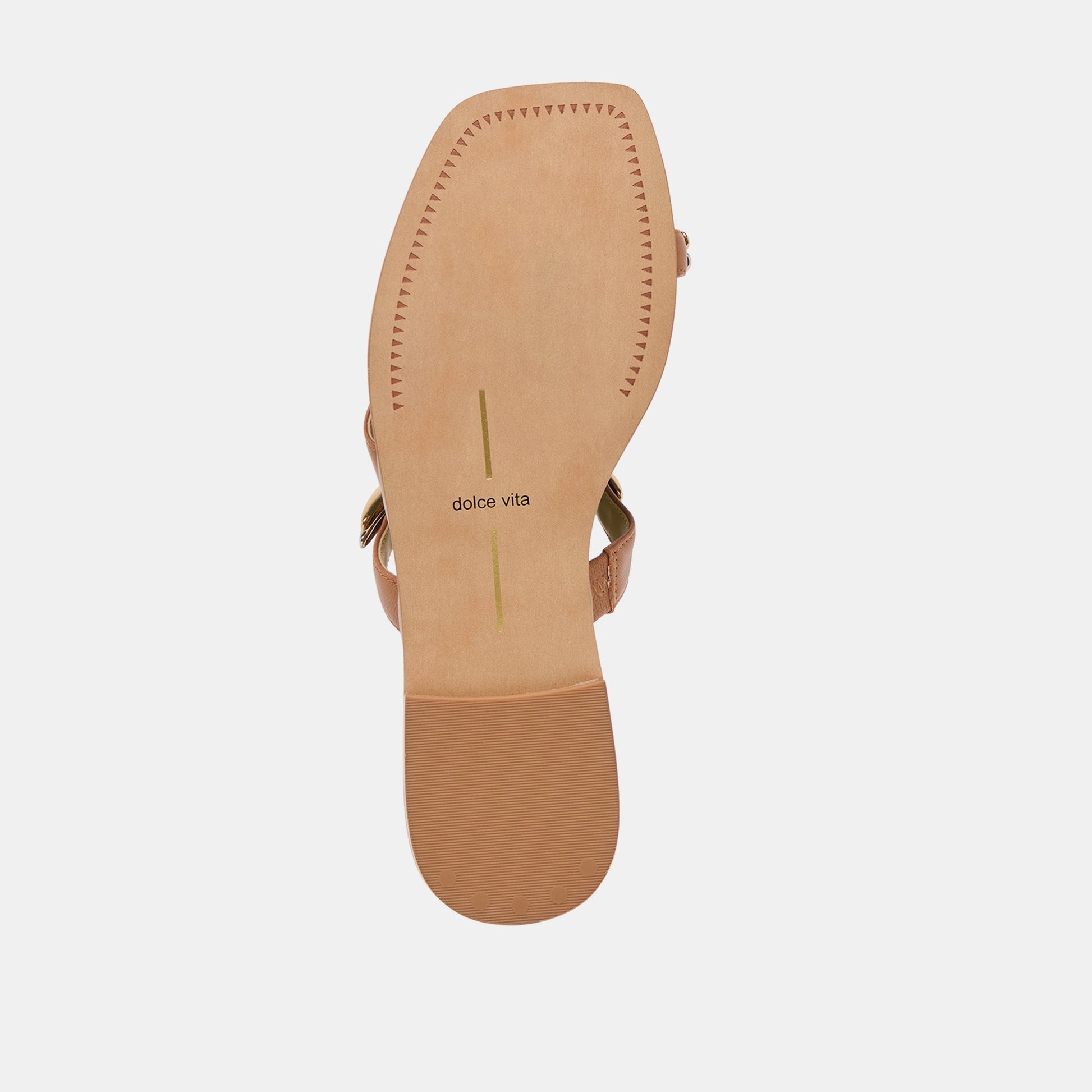 Dolce Vita Tarina Caramel Leather Sandals