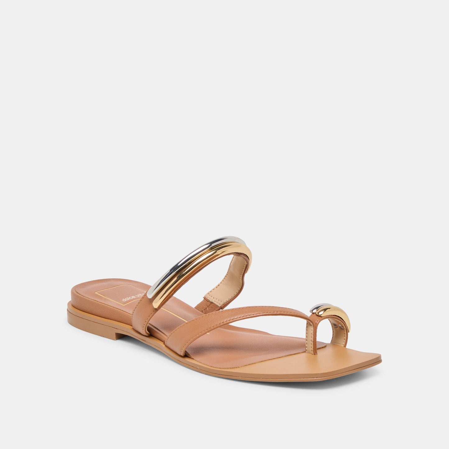 Dolce Vita Tarina Caramel Leather Sandals