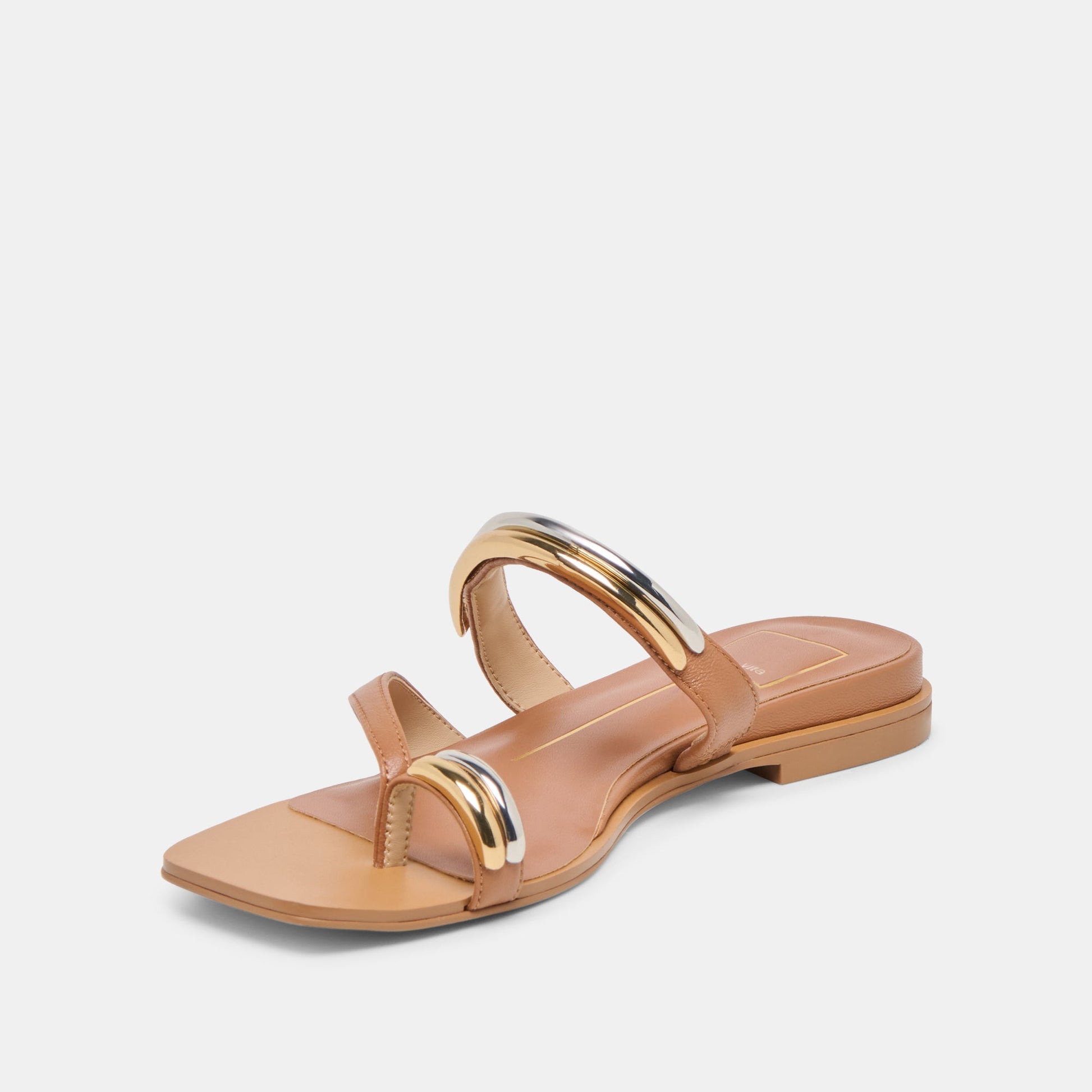 Dolce Vita Tarina Caramel Leather Sandals
