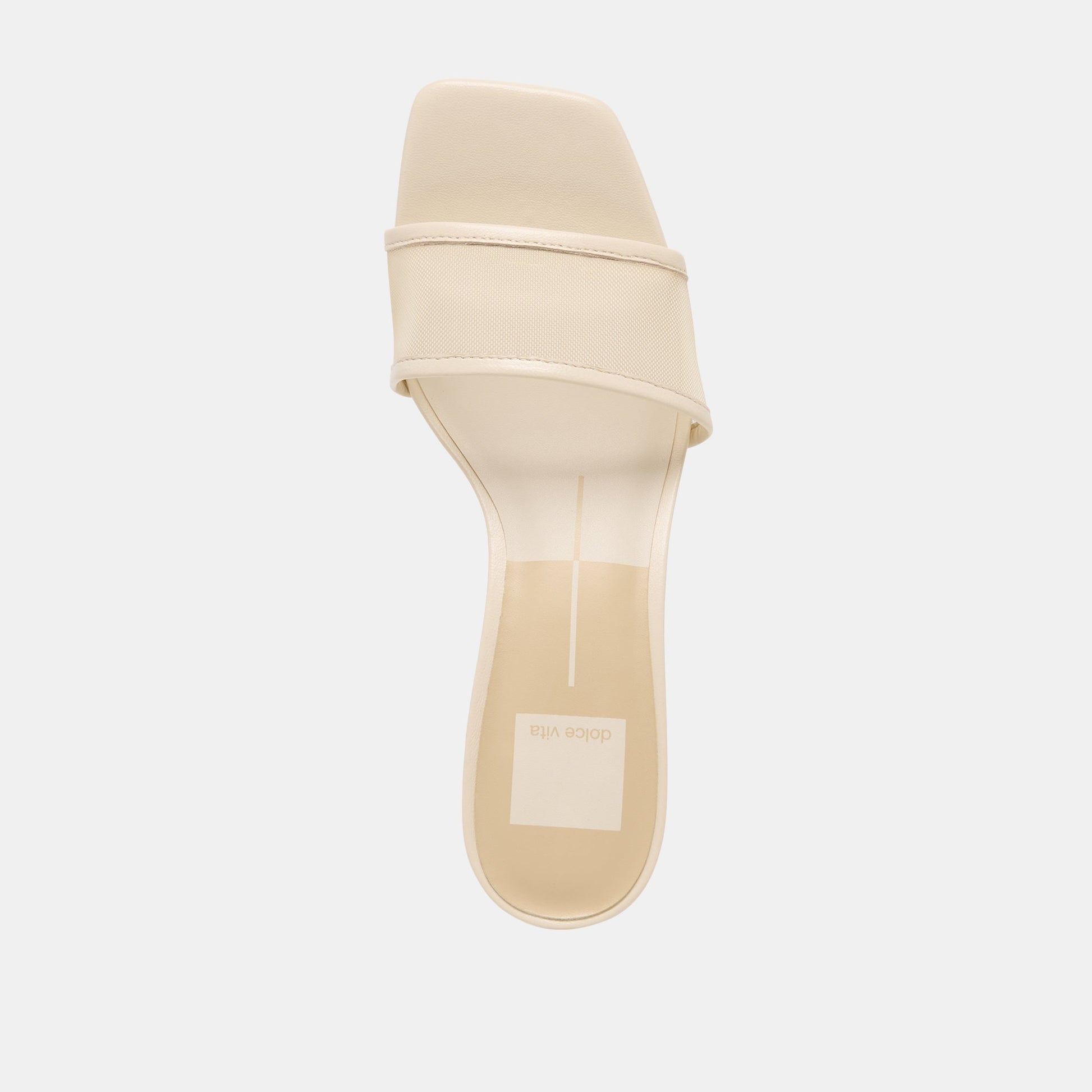 Dolce Vita Rexa Mesh Creme Mesh Heels