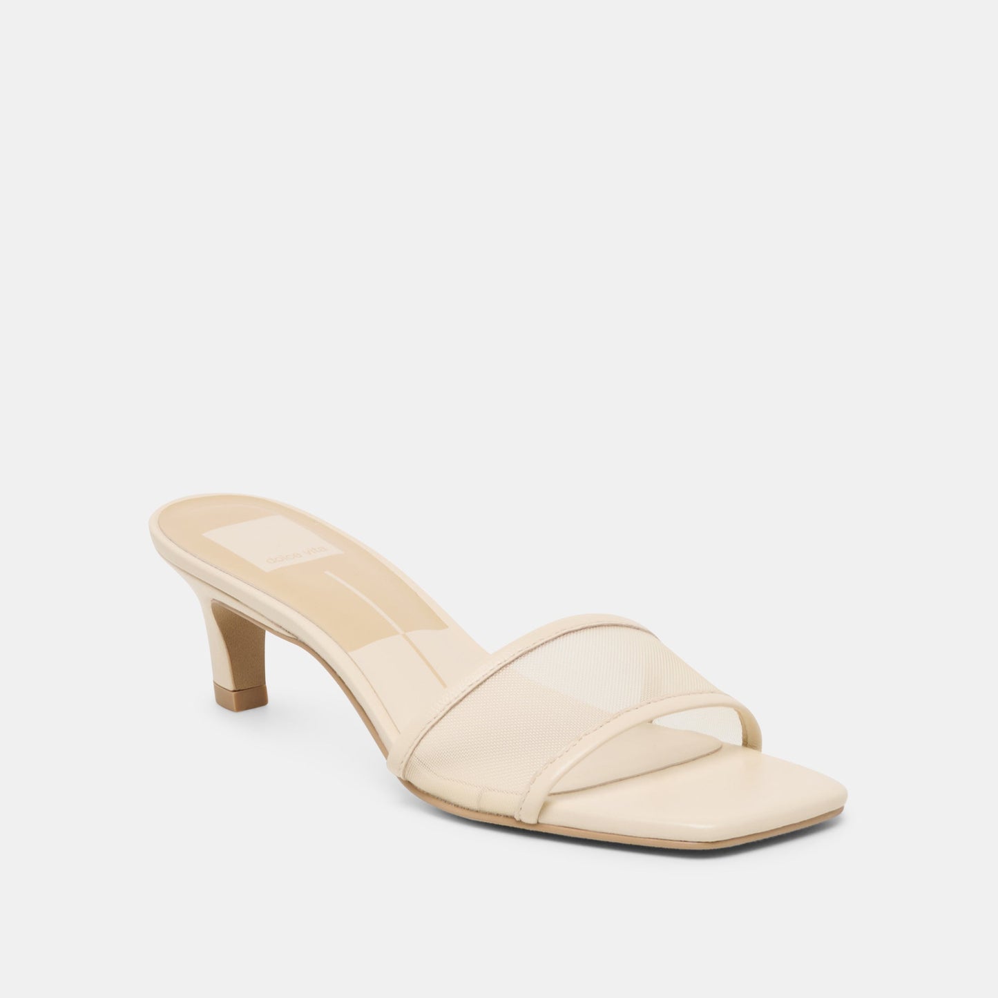 Dolce Vita Rexa Mesh Creme Mesh Heels