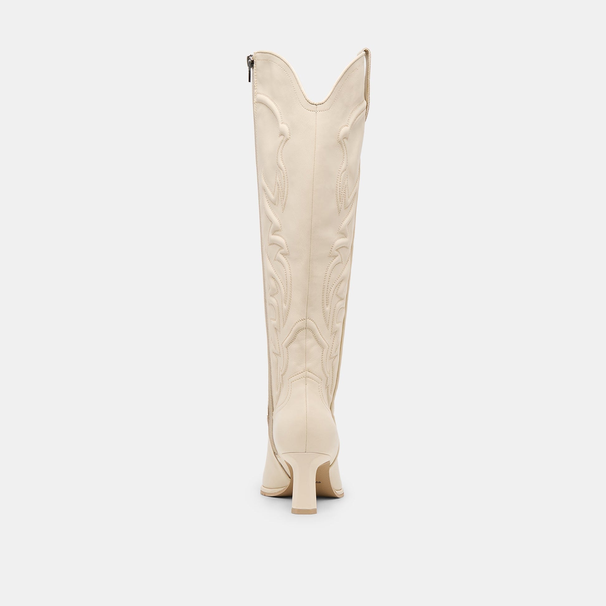 Dolce Vita Alisa Creme Leather Boots