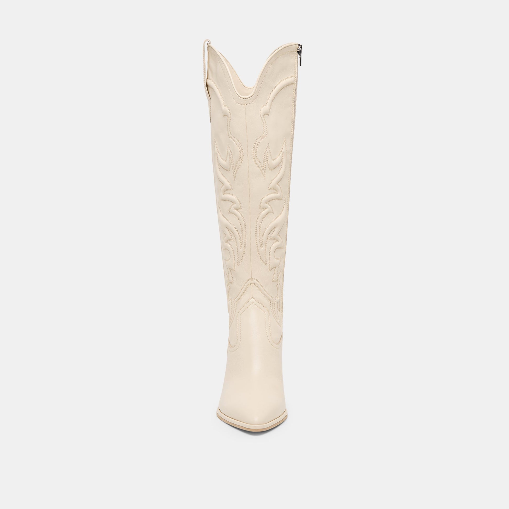 Dolce Vita Alisa Creme Leather Boots
