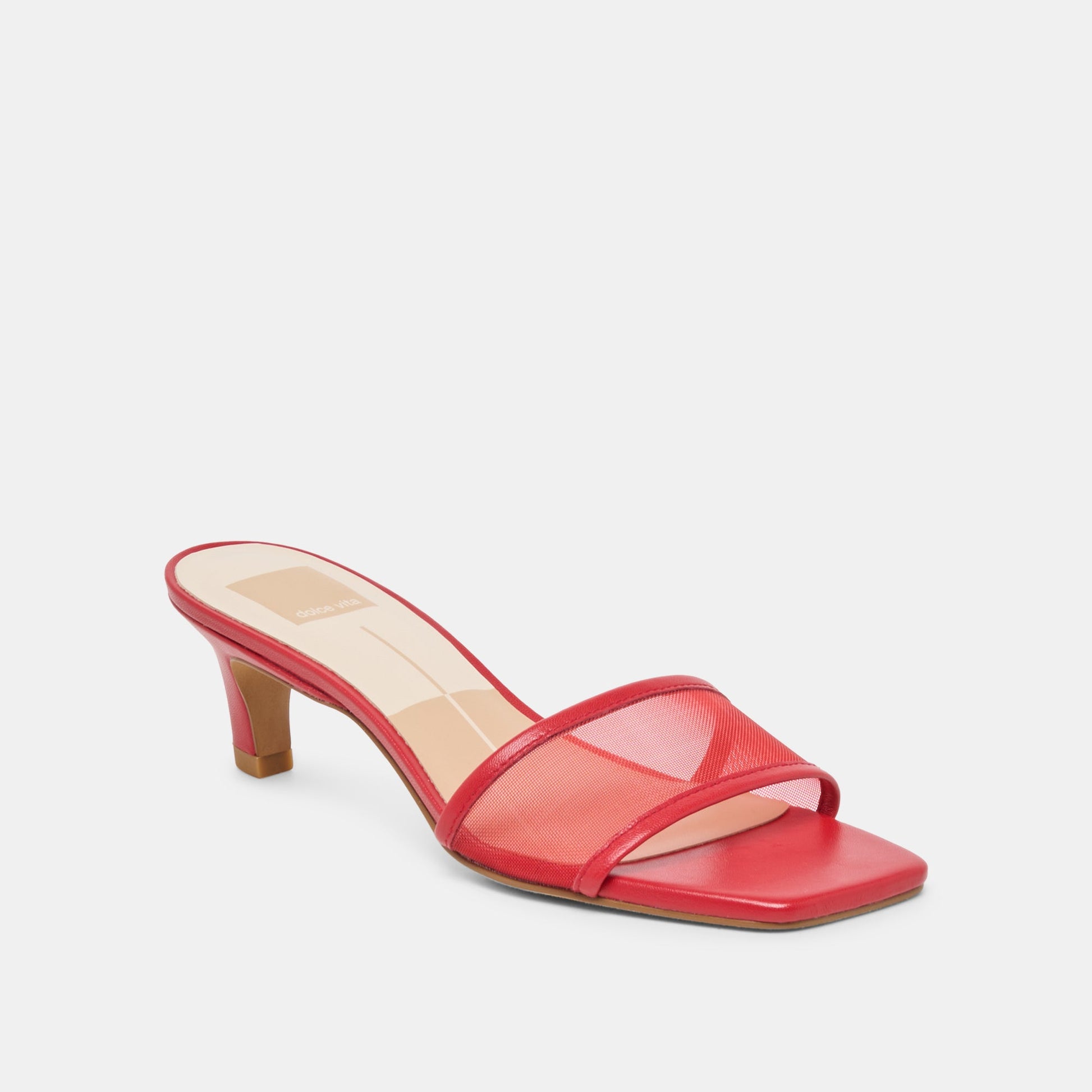 Dolce Vita Rexa Mesh Cherry Mesh Heels