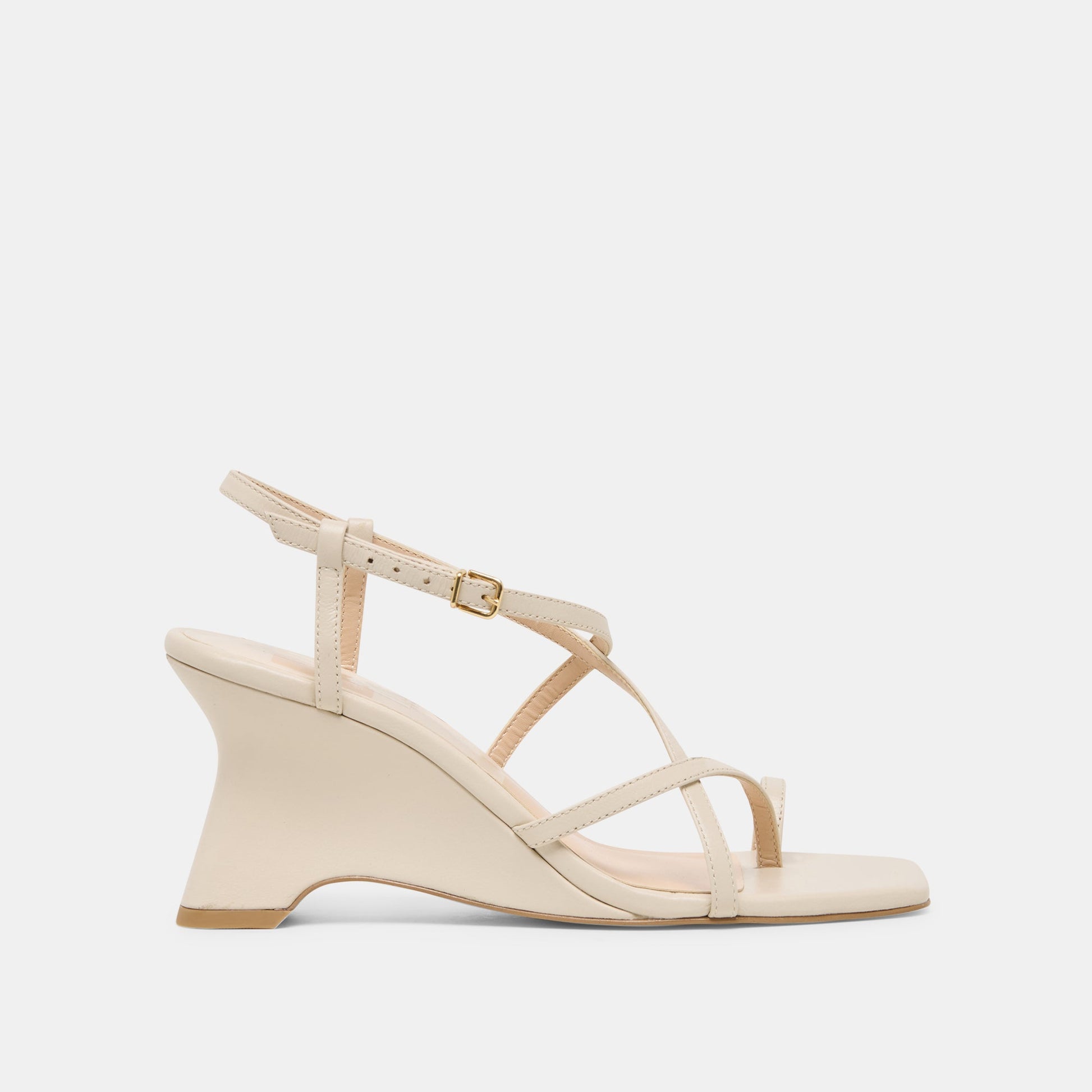 Dolce Vita Aylee Cream Leather Wedges