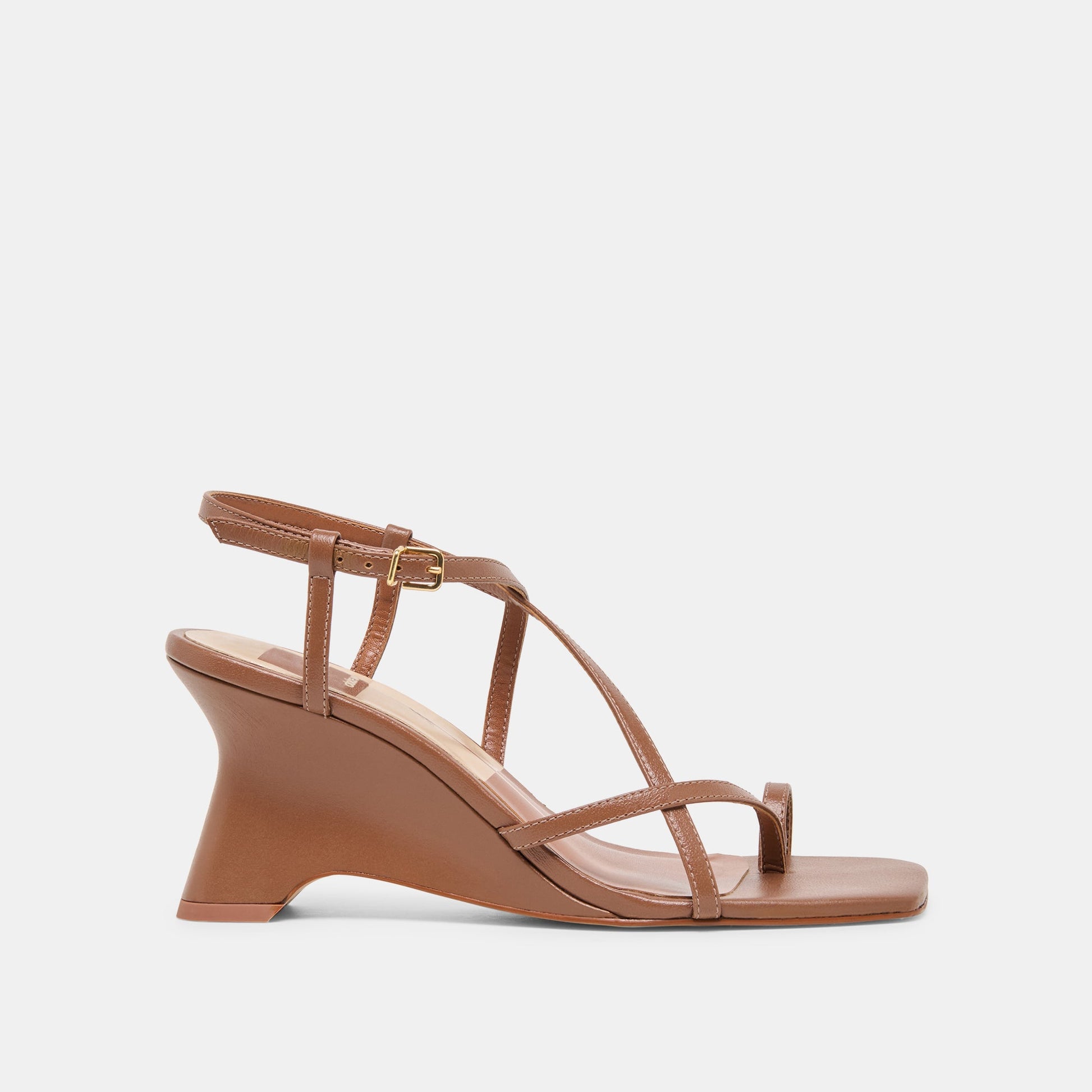 Dolce Vita Aylee Cognac Leather Wedges