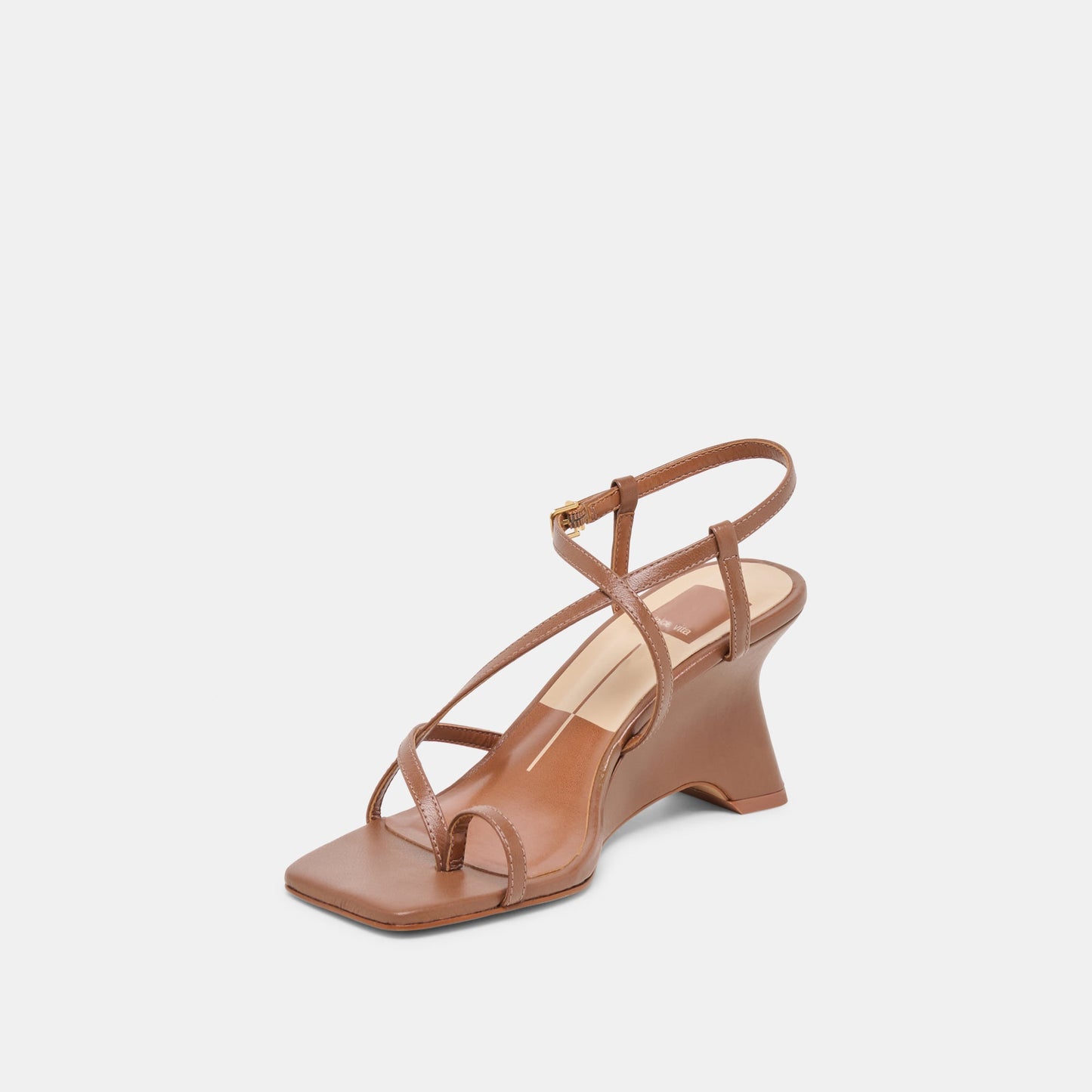 Dolce Vita Aylee Cognac Leather Wedges