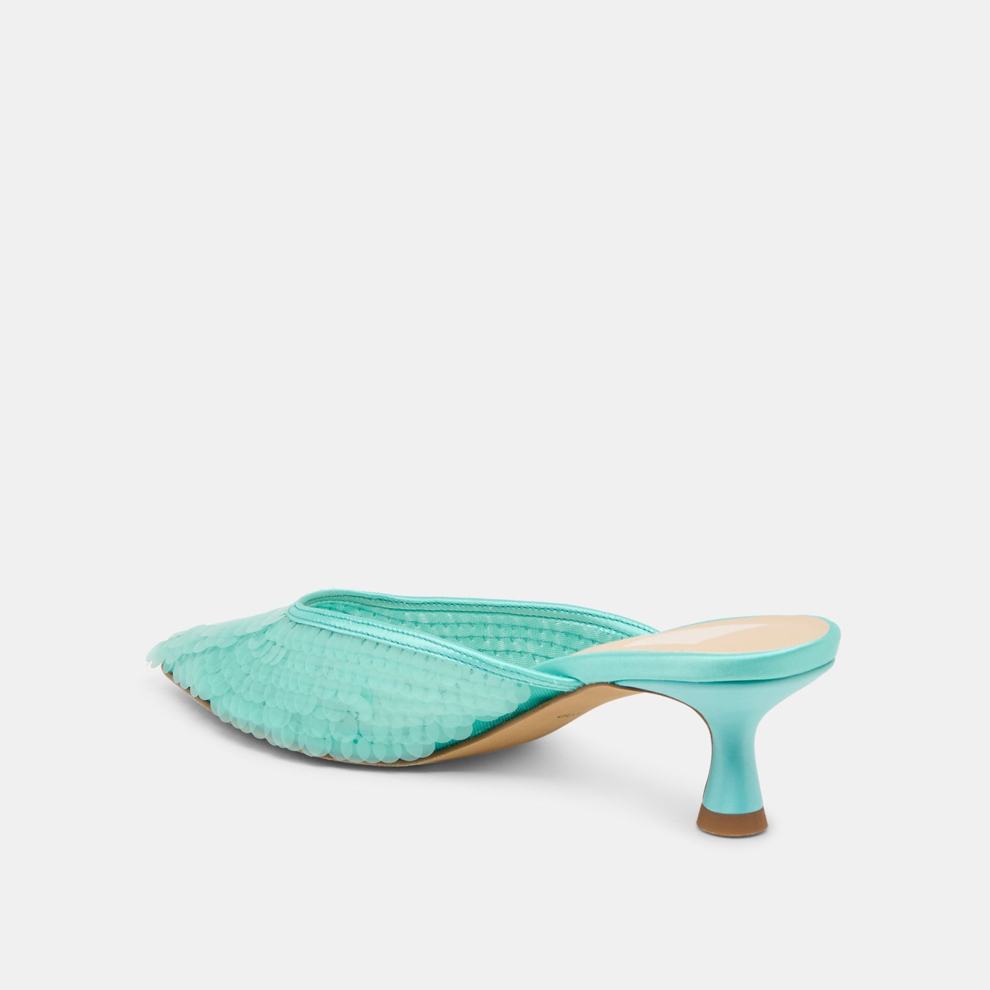 Dolce Vita Cleo Sequin Aqua Sequin Heels