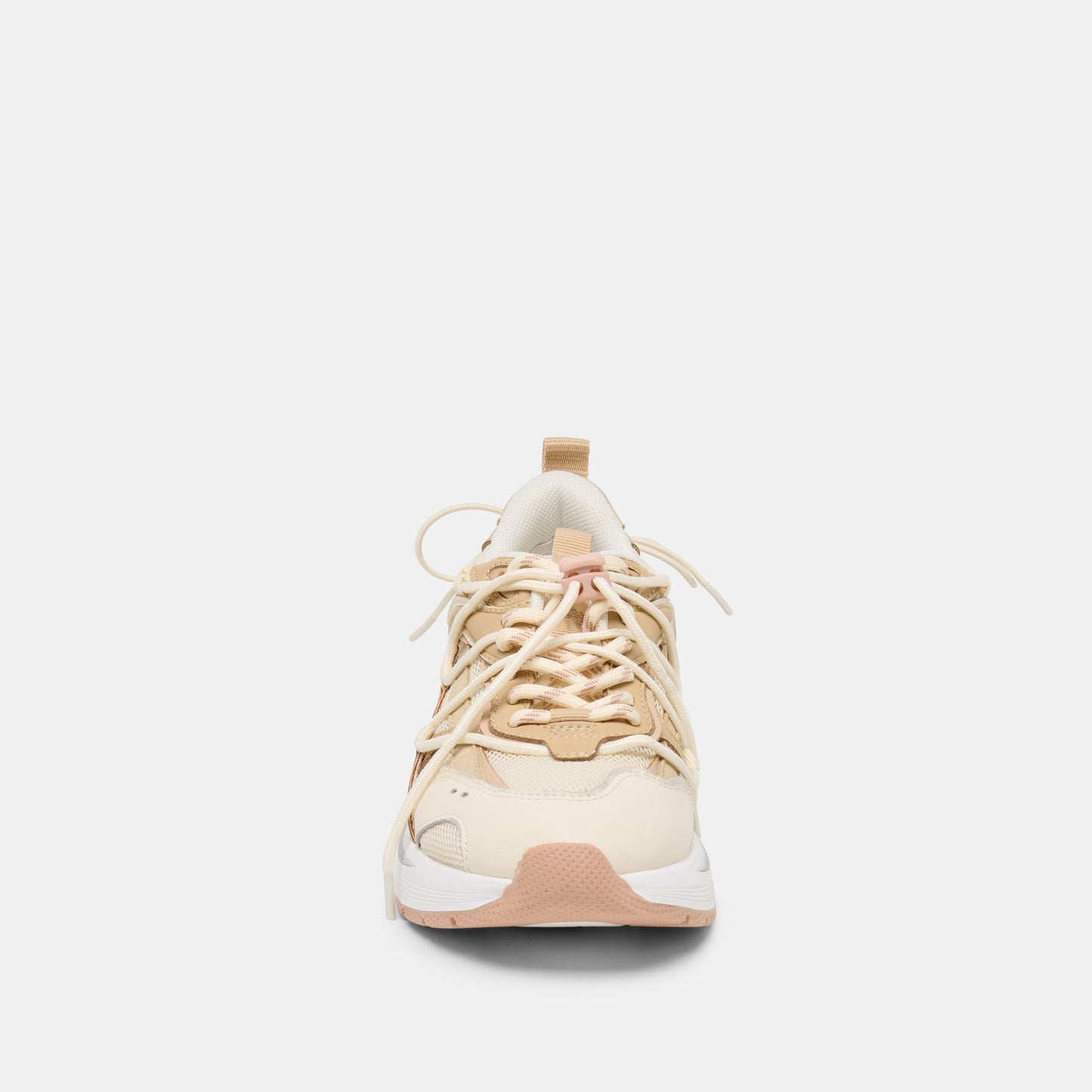 Dolce Vita Selmar Off White Leather Sneakers