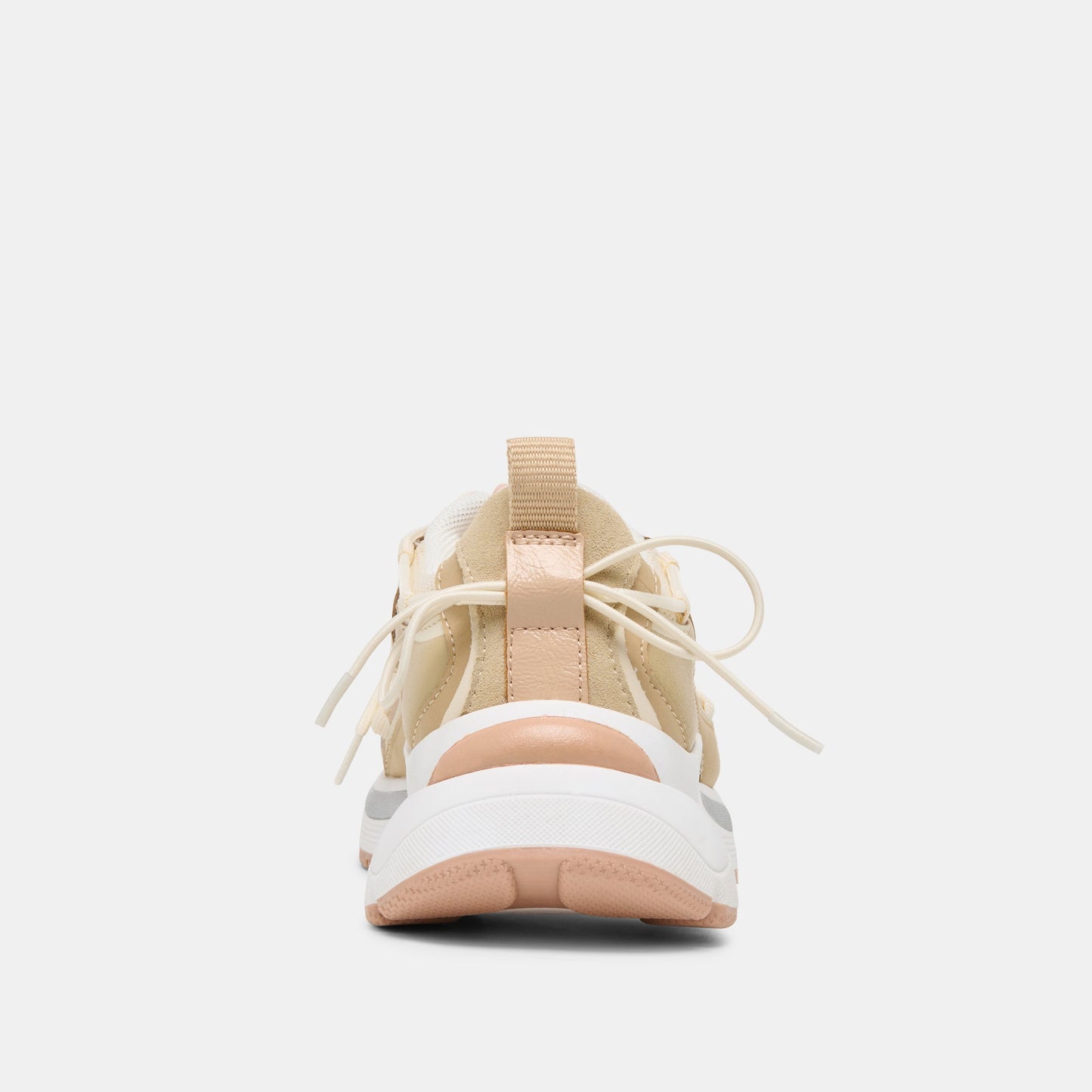 Dolce Vita Selmar Off White Leather Sneakers