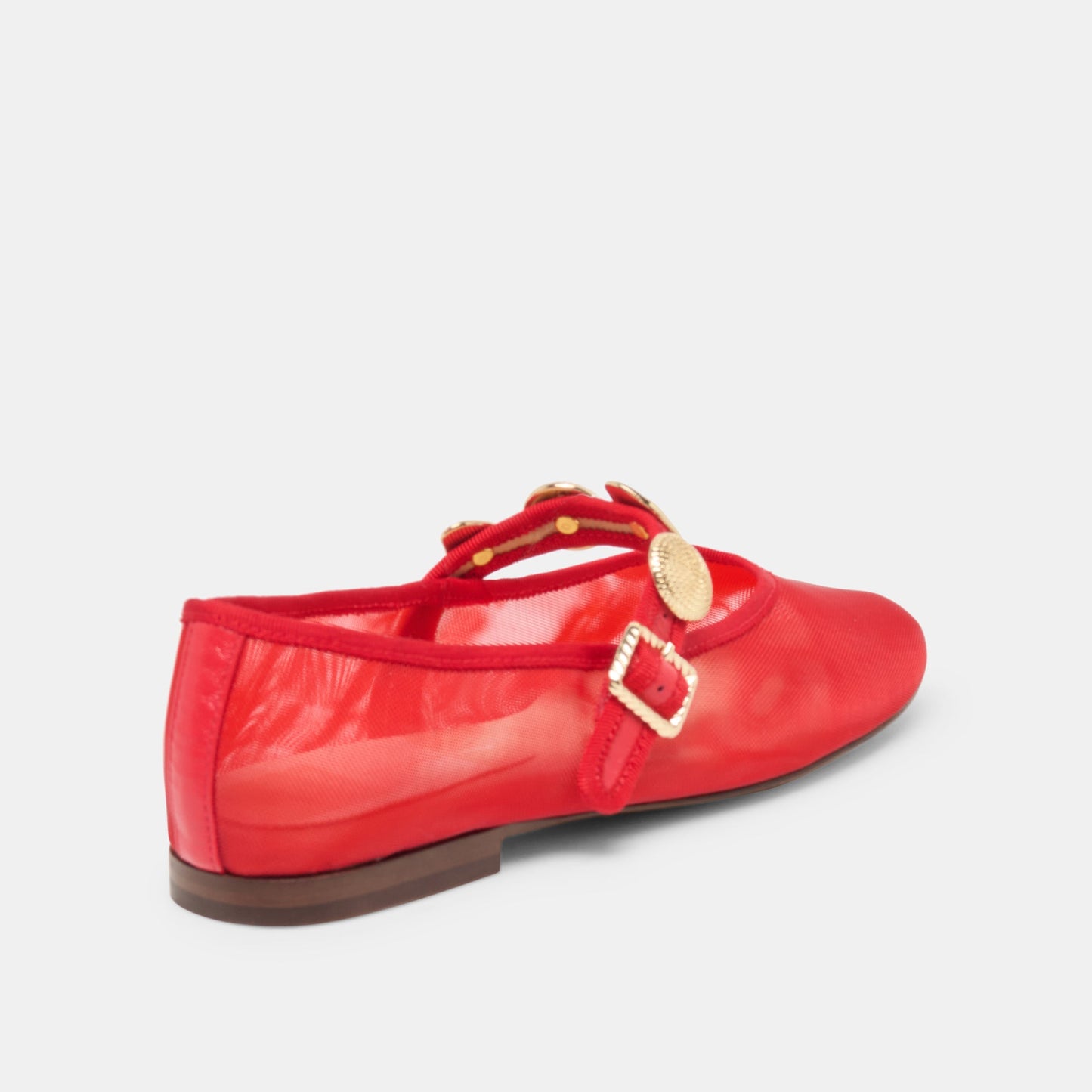 Dolce Vita Relan Mesh Chili Mesh Ballet Flats