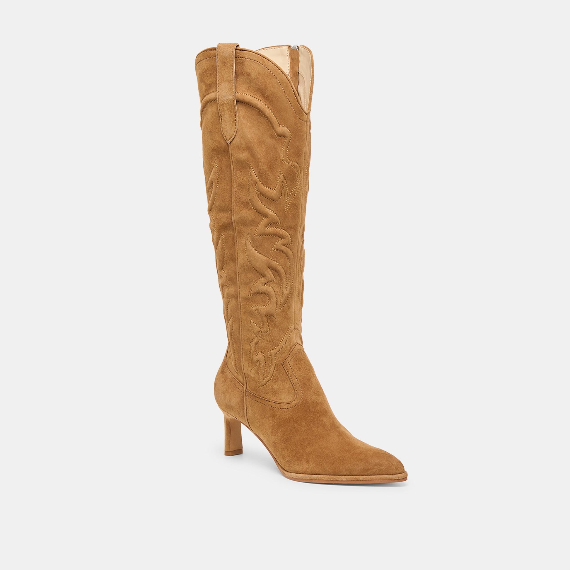 Dolce Vita Alisa Lt Brown Suede Boots