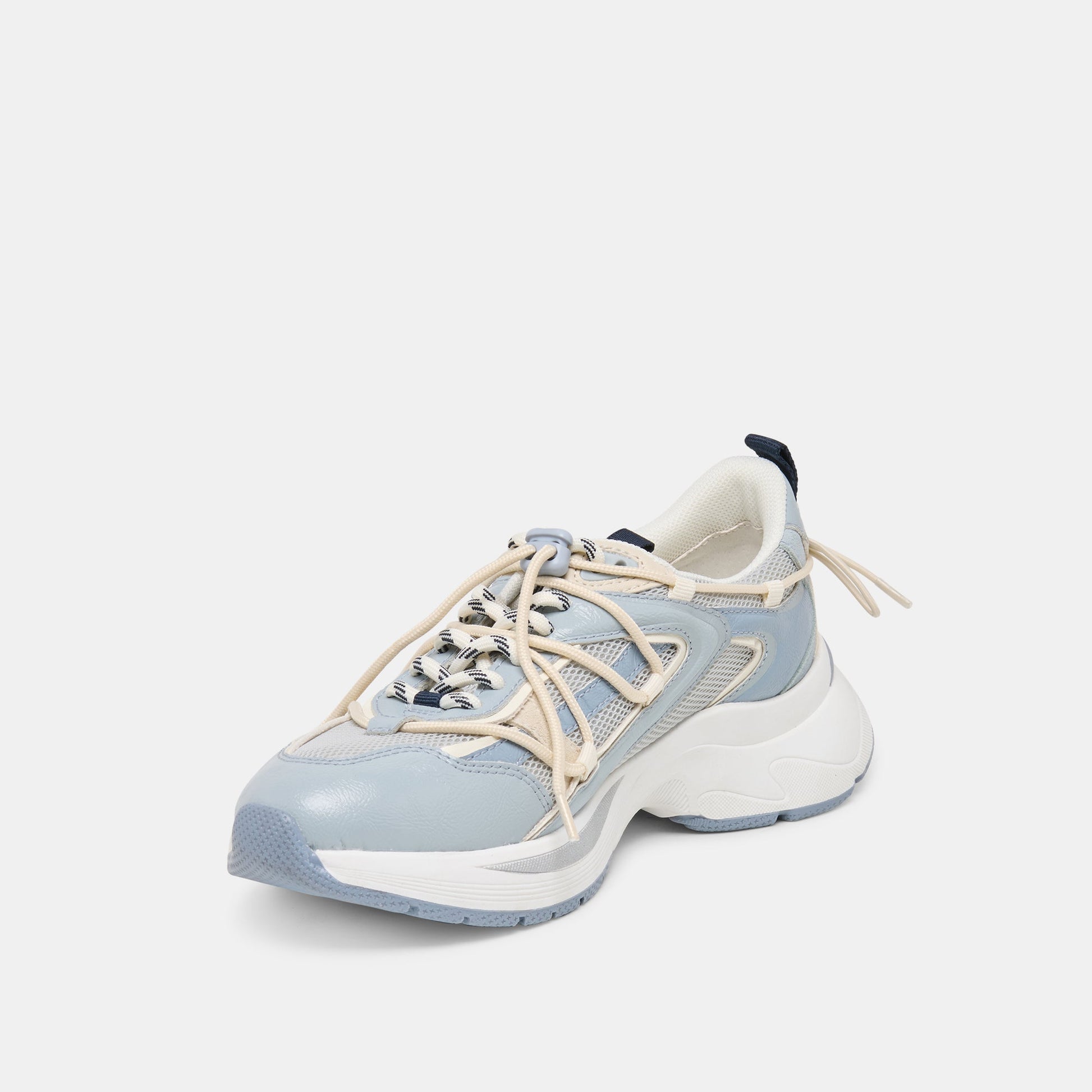 Dolce Vita Selmar Blue Multi Leather Sneakers