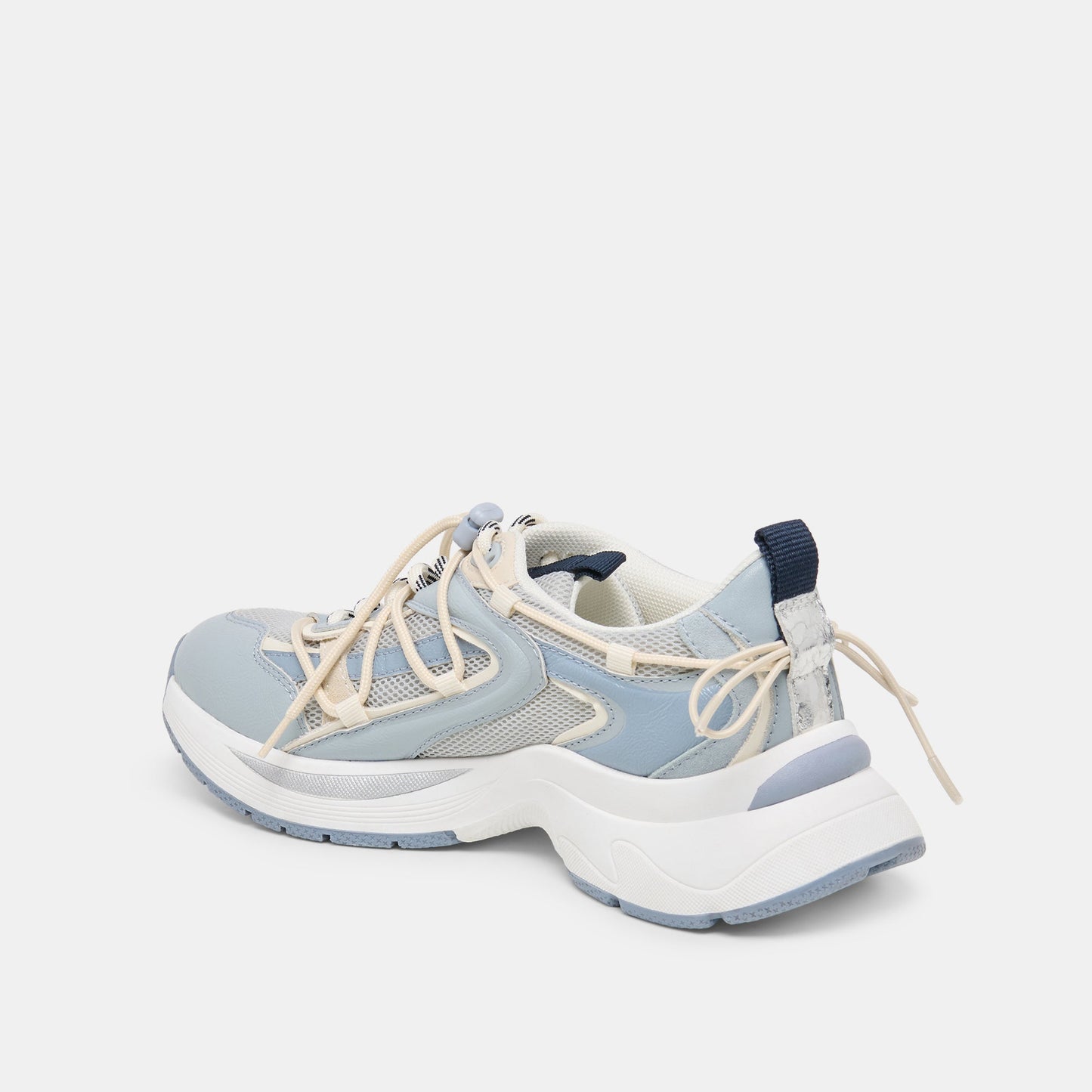 Dolce Vita Selmar Blue Multi Leather Sneakers