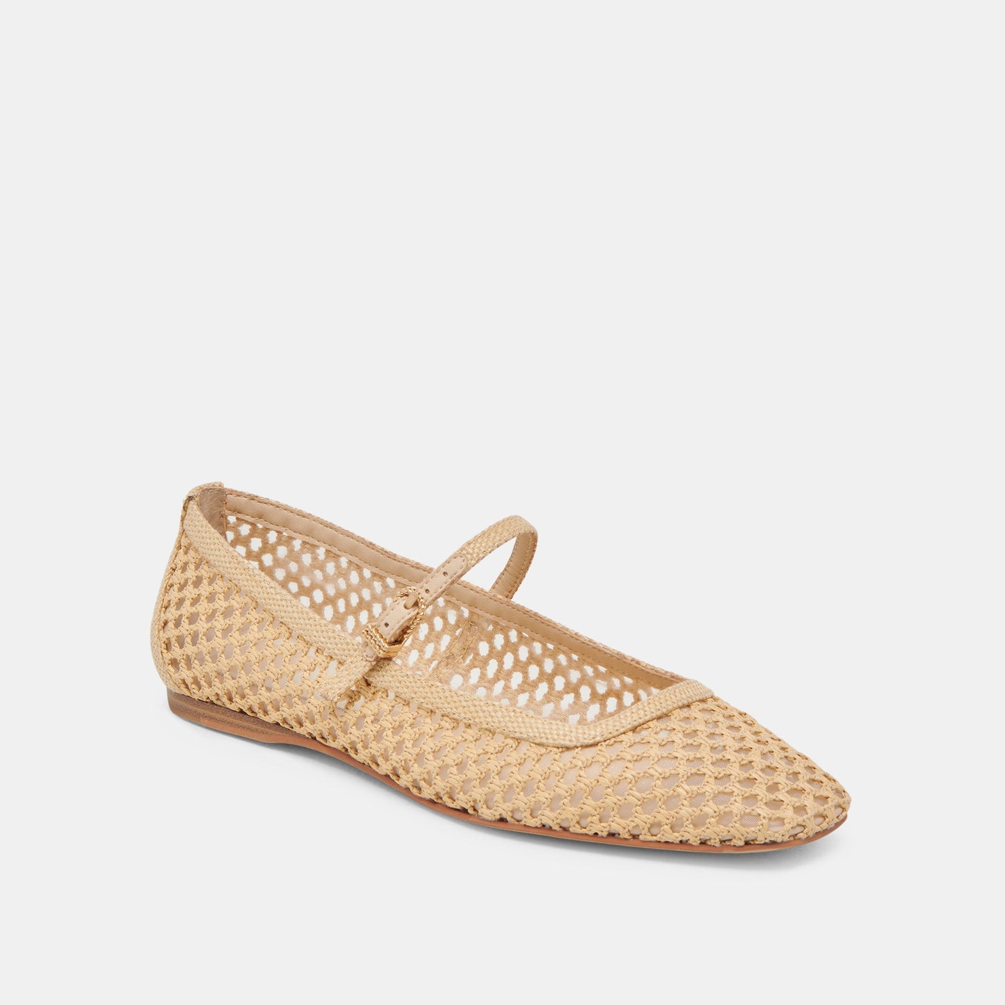 Dolce Vita REYES WIDE BALLET FLATS LT NATURAL WOVEN RAFFIA
 – Dolce Vita